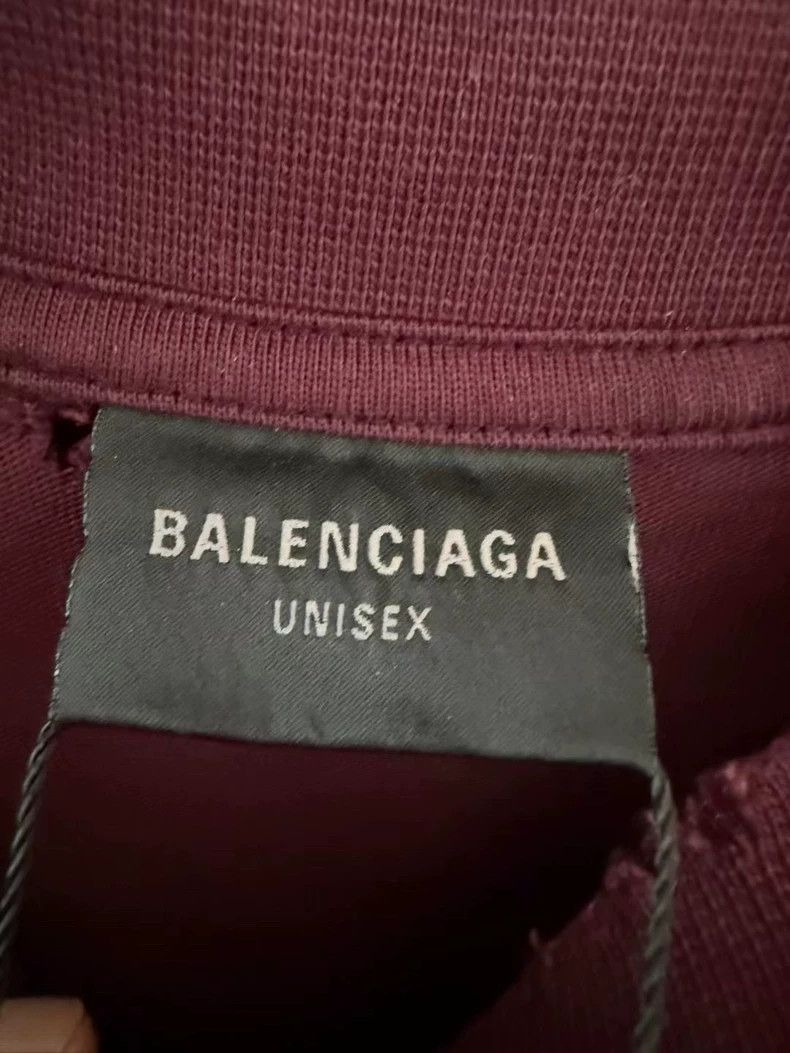 Balenciaga Balenciaga Wine red tape short sleeve Size US S / EU 44-46 / 1 - 3 Thumbnail
