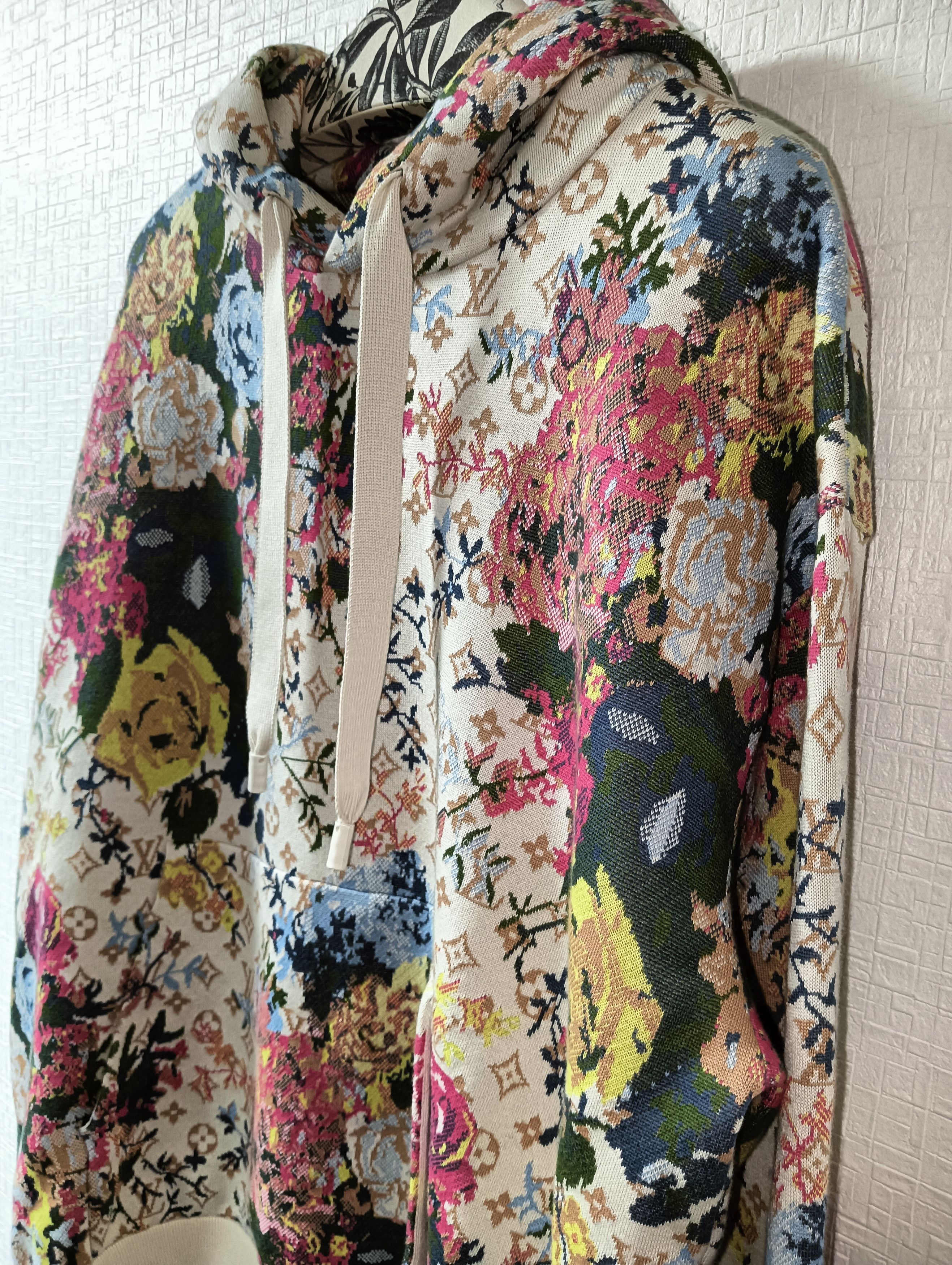 Louis Vuitton Flower Graphic Jacquard Hoodie Size US S / EU 44-46 / 1 - 3 Thumbnail