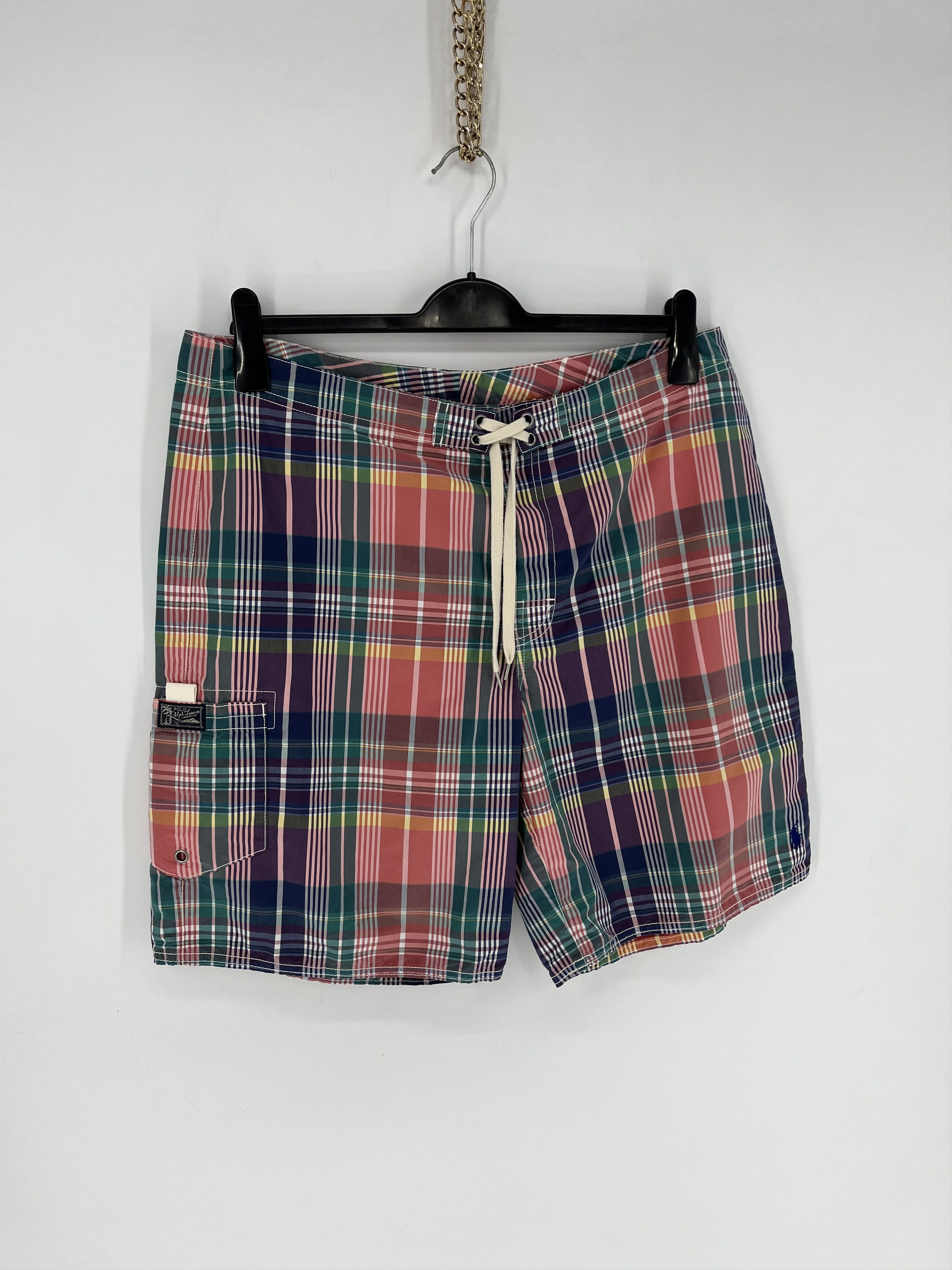 Polo Ralph Lauren × Ralph Lauren × Vintage Vintage Polo Ralph Lauren Striped Shorts Size US 36 / EU 52 - 1 Thumbnail