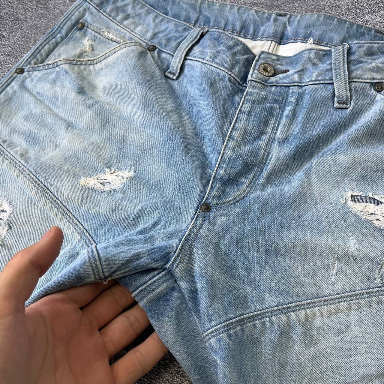 G-Star Japan Style G-Star Raw denim vintage jeans distressed y2k Size US 34 / EU 50 - 2 Thumbnail