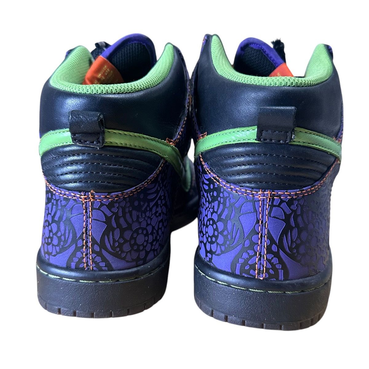 Nike × Vintage Nike Dunk Premium High Day Of The Dead Size 9.5 Size US 9.5 / EU 42-43 - 5 Thumbnail
