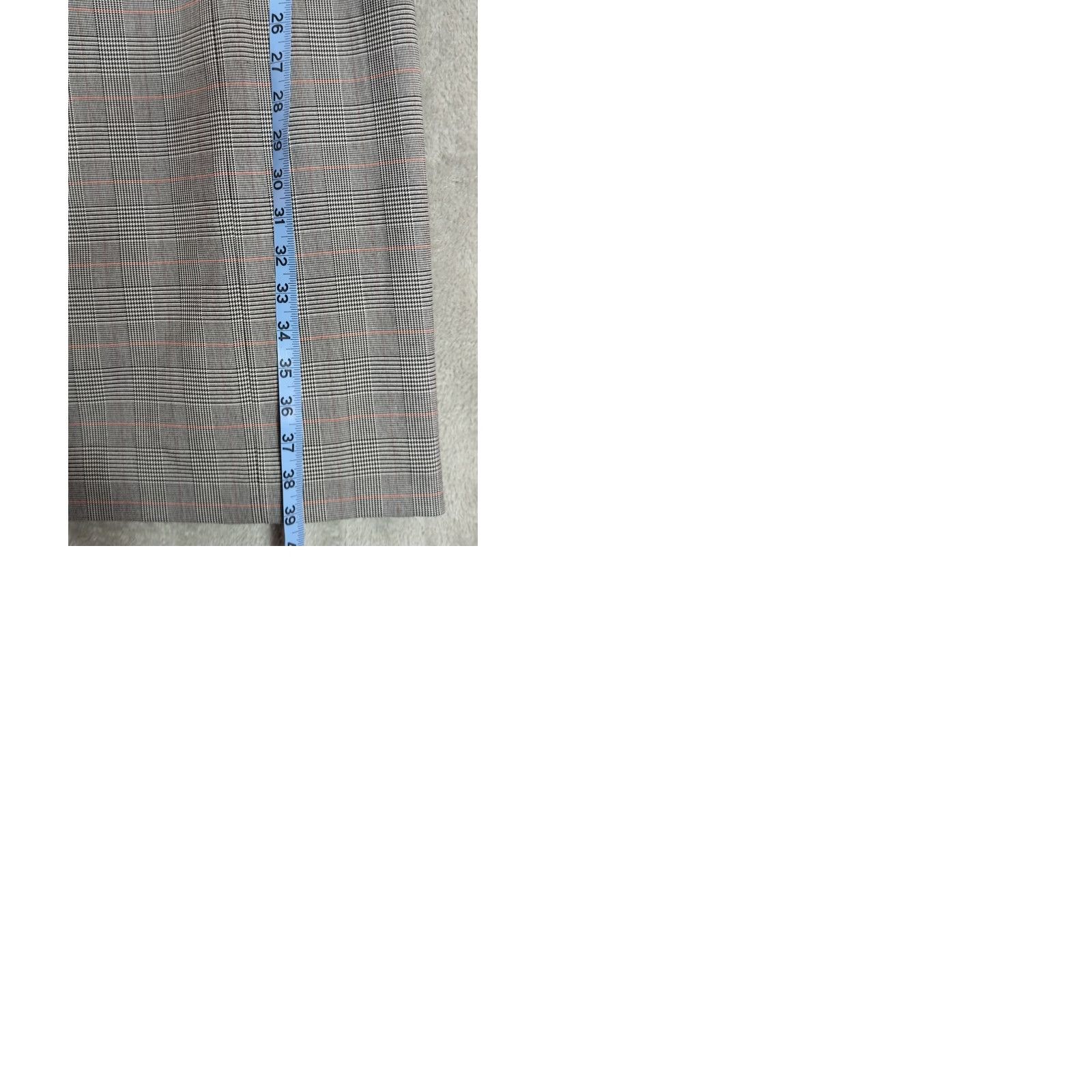 Talbots Talbots Glen Plaid Sheath Dress 10 Black Multi Bell Sleeve Knee Length Crew Neck Zipper Tweed Polyester Size L / US 10 / IT 46 - 9 Thumbnail