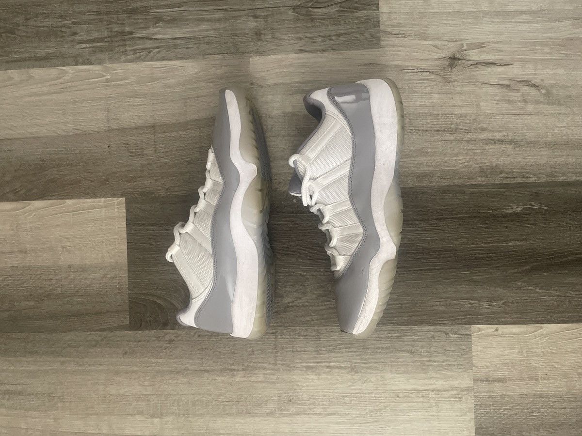 image of Jordan Brand 11 Low Cement Grey Shoes, Men's