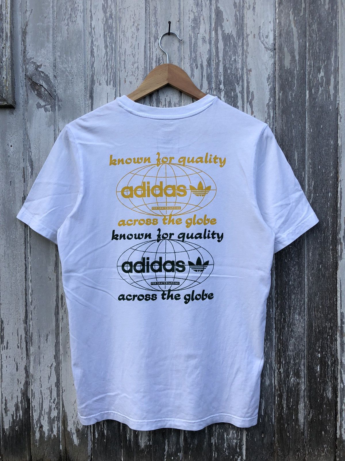 Adidas 🔥Crazy🔥Rare Adidas Globe For Skateboarding Tshirts Size US M / EU 48-50 / 2 - 1 Thumbnail