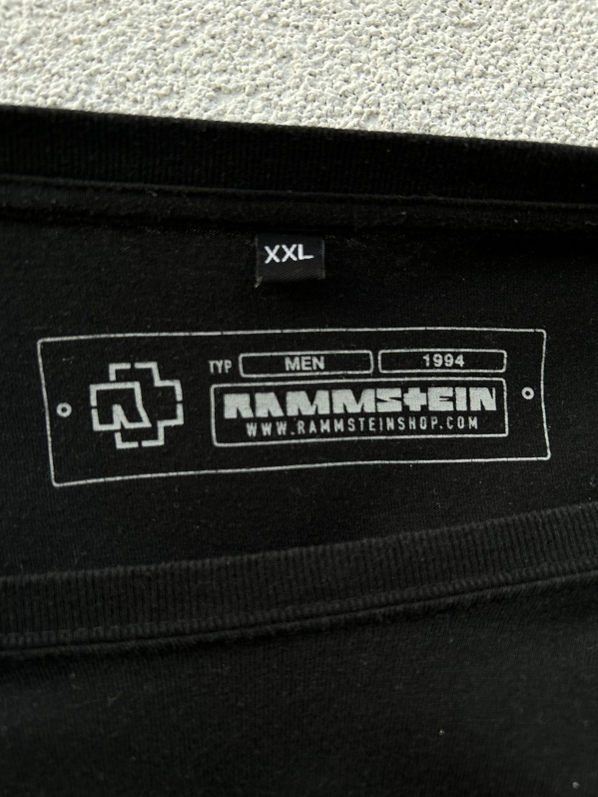 Band Tees × Vintage Vintage Rammstein T-Shirt In Black Size US XXL / EU 58 / 5 - 7 Thumbnail