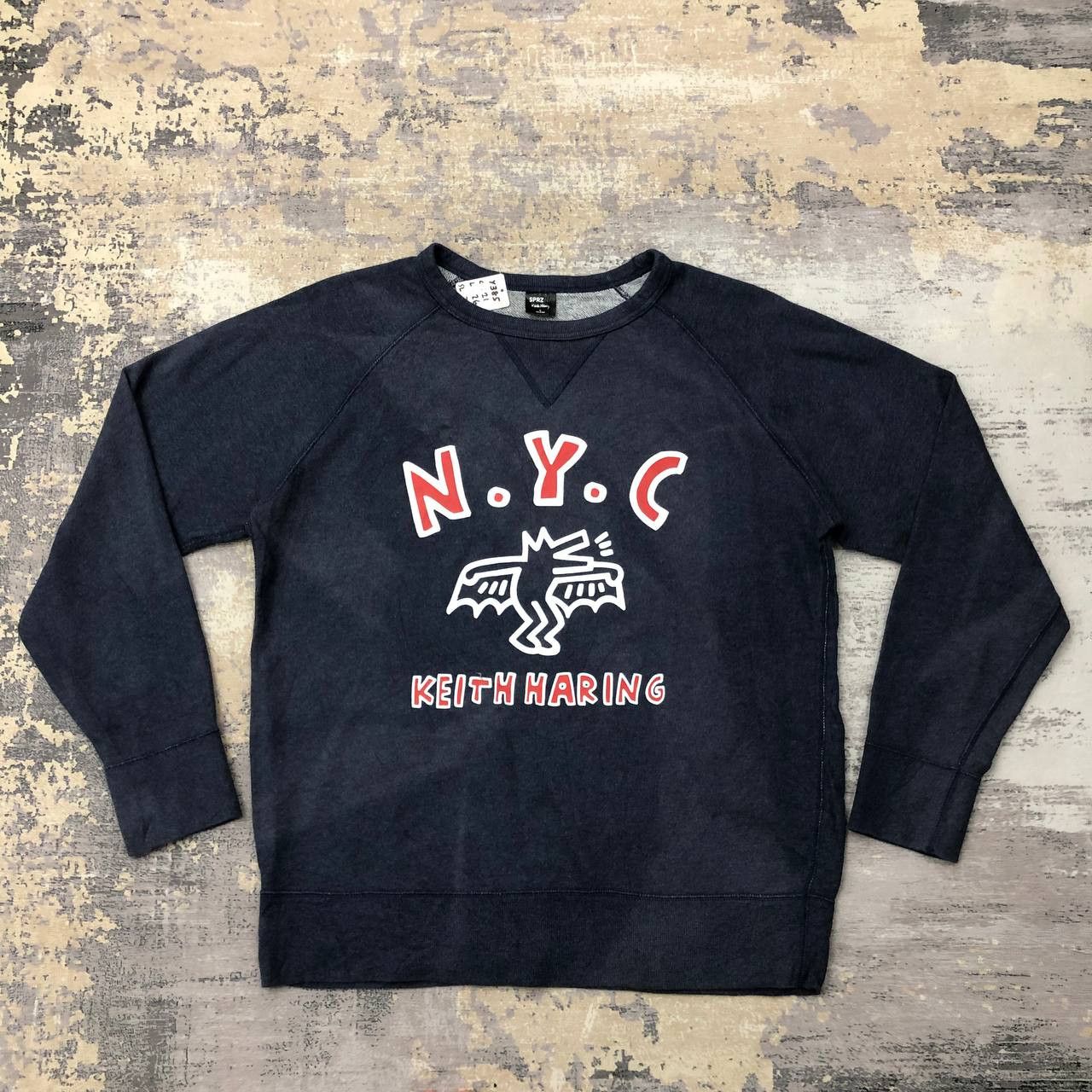 Keith Haring Y385 SUN FADED SPRZ NY BY KEITH HARING SWEATSHIRT Size US M / EU 48-50 / 2 - 1 Thumbnail