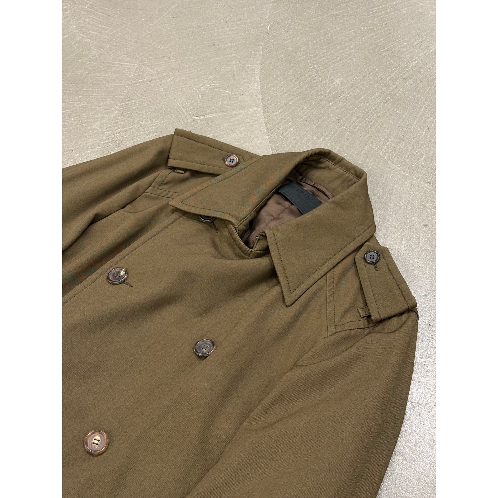 Prada 2000s Prada brown double-breasted jacket Size US M / EU 48-50 / 2 - 3 Thumbnail