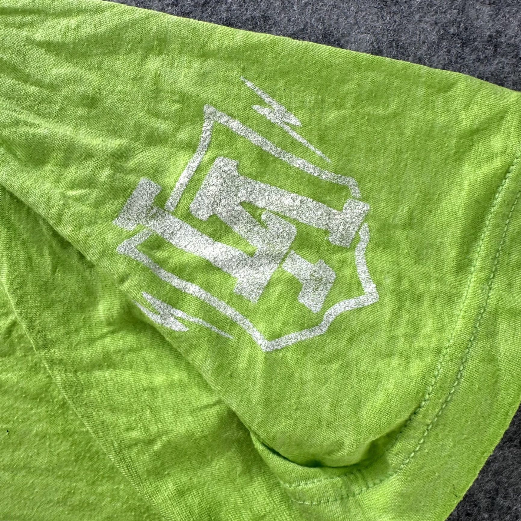Affliction Affliction Shirt 3XL Mens Neon Green Motorcycle Graphic Ride Free Speed Shop Size US XXL / EU 58 / 5 - 4 Thumbnail