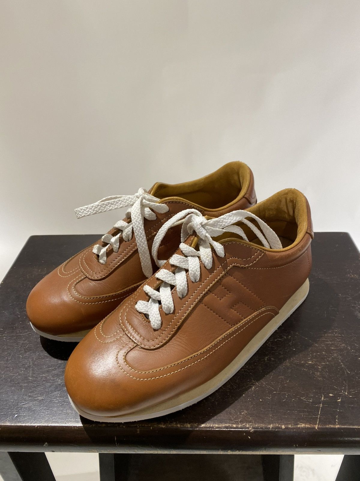 Hermes Hermes Quick Leather Sneakers woman Size37.5 Size US 7.5 / IT 37.5 - 1 Thumbnail