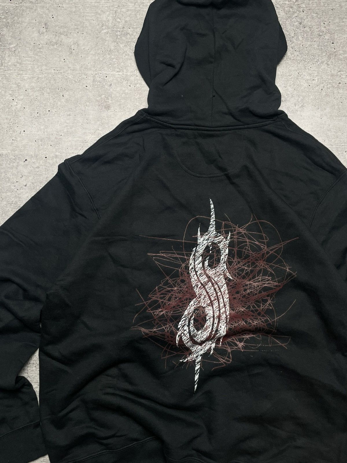 Band Tees × Slipknot × Vintage 🔥90’s VINTAGE SLIPKNOT WORLD TOUR HOODIE BIG LOGO 2019 ROCK🔥 Size US L / EU 52-54 / 3 - 7 Thumbnail