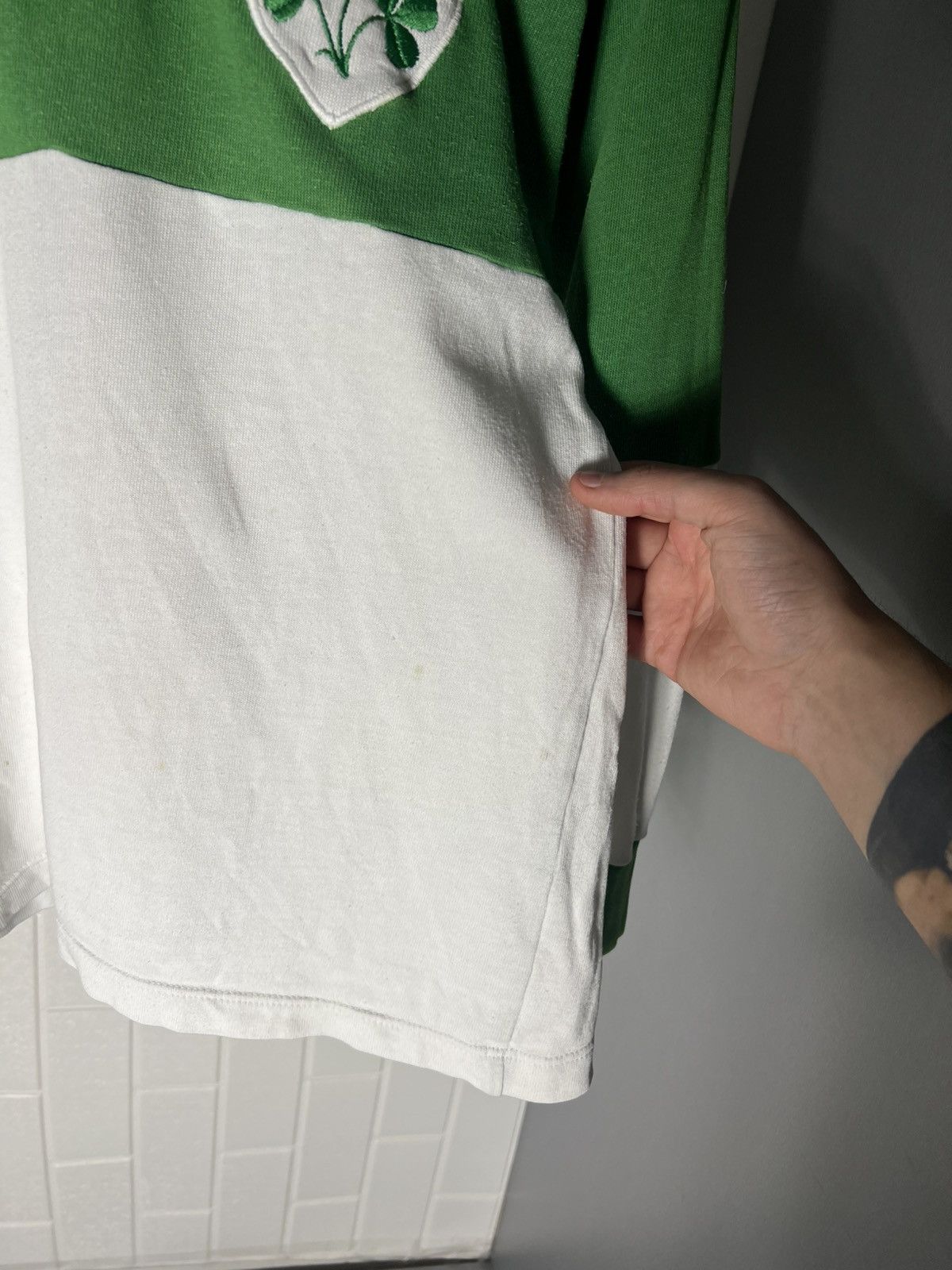Canterbury of New Zealand VINTAGE PAVILION IRELAND RUGBY RETRO JERSEY BLOKE Y2K 90s Size US S / EU 44-46 / 1 - 8 Thumbnail