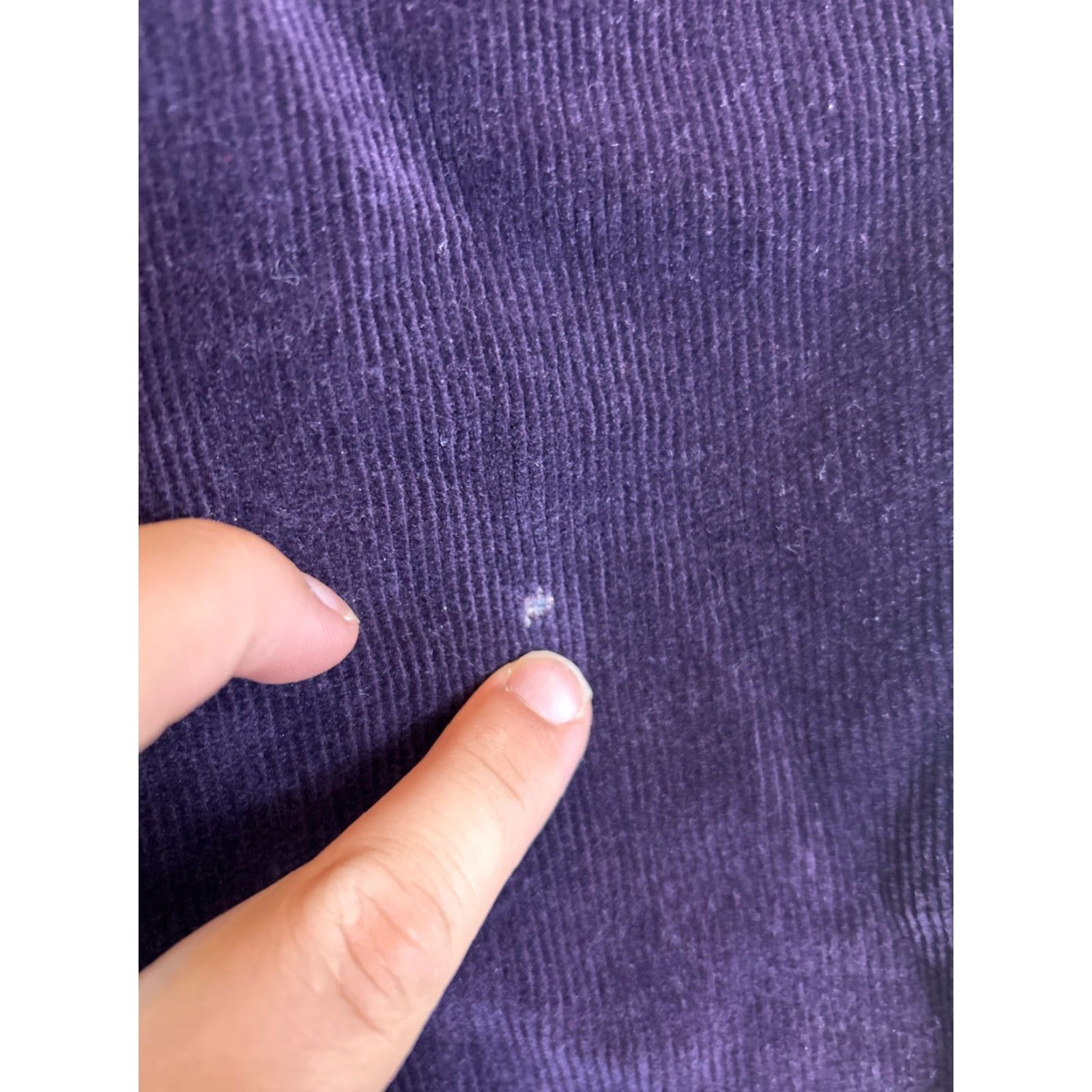 Gap Gap Womens Corduroy Pants Plum Purple Size 2 Ankle 28x26.5 Pants - Size 26" / US 2 / IT 38 - 4 Thumbnail