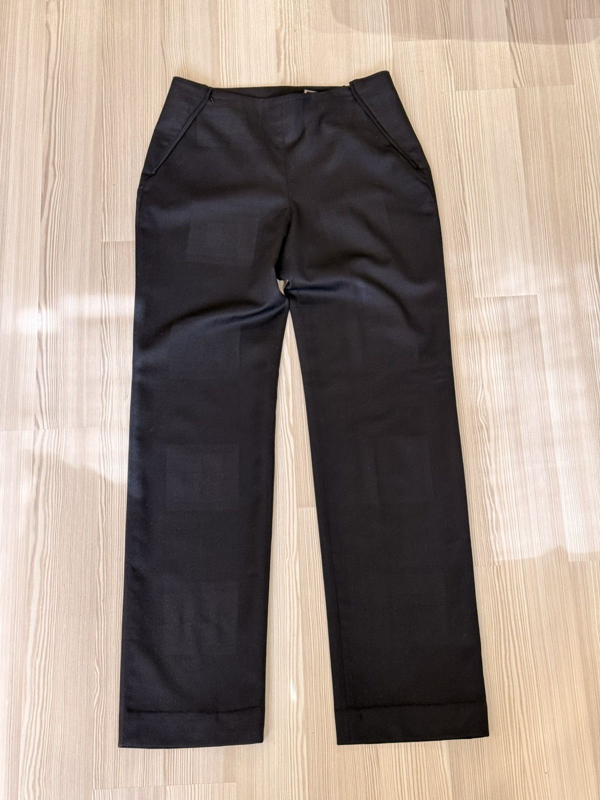 Versace 90s Gianni Versace Couture Jacquard Double Side-Zip Pants Size 29" - 1 Thumbnail