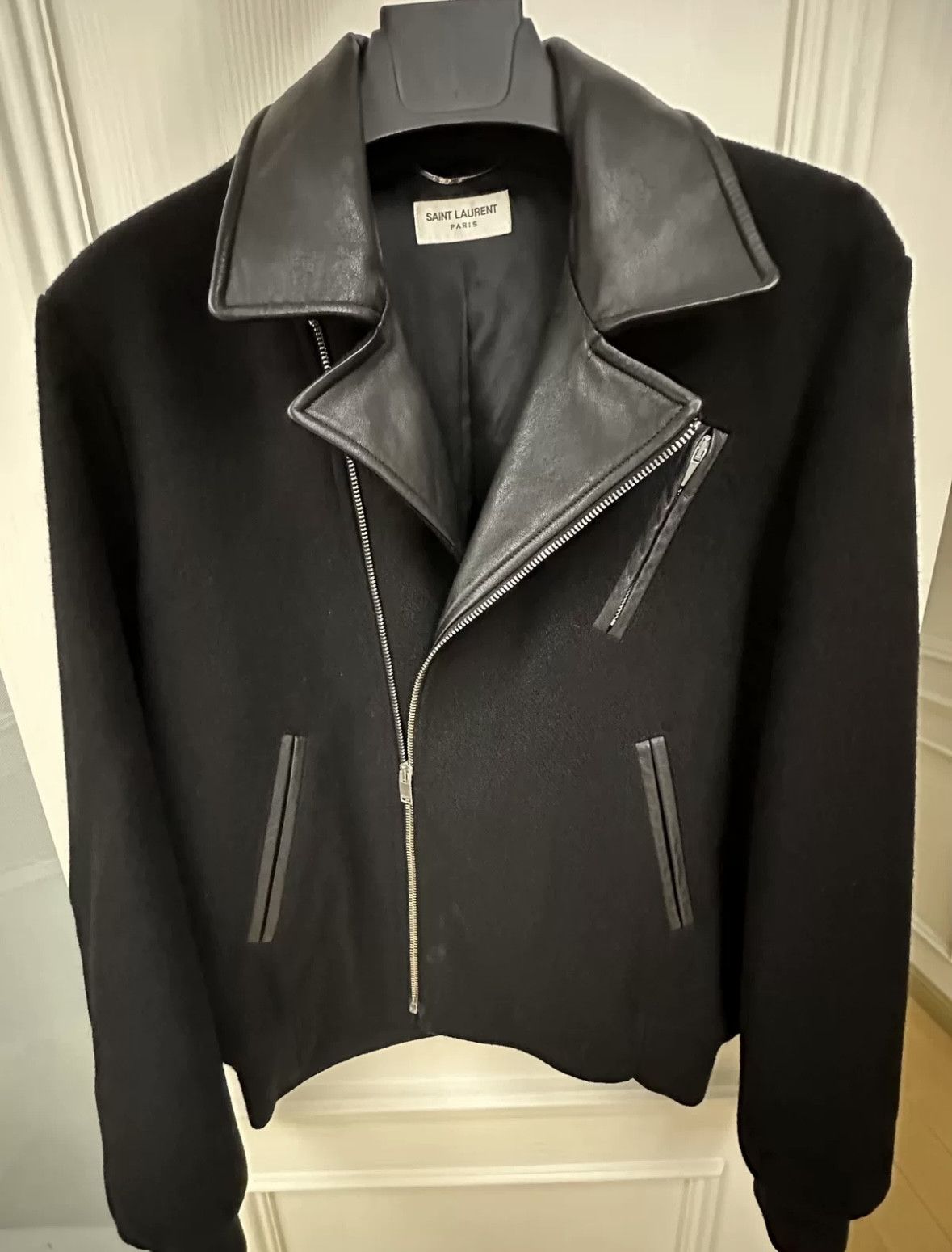 Saint Laurent Paris ysl leather jacket Size US M / EU 48-50 / 2 - 1 Thumbnail