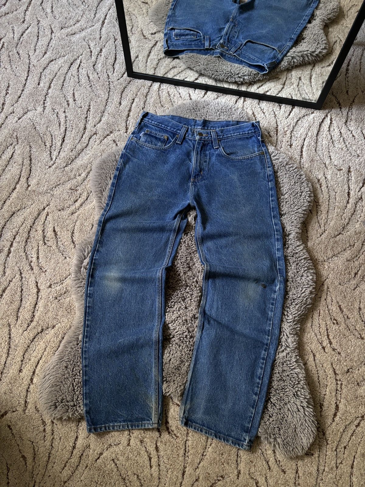 Carhartt × Vintage Carhartt Vintage jeans workwear relaxed denim pants Size US 32 / EU 48 - 2 Thumbnail