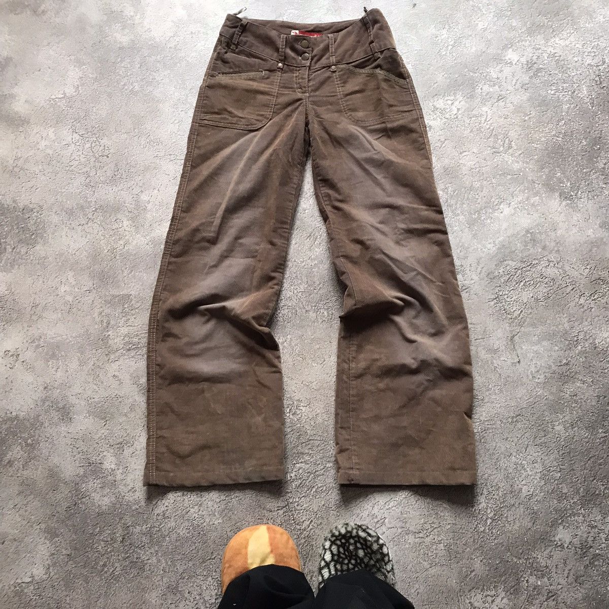 Vintage Vintage 90s Baggy Cargo Pants Khaki Workwear Streetwear 28 Size 28" / US 6 / IT 42 - 2 Thumbnail