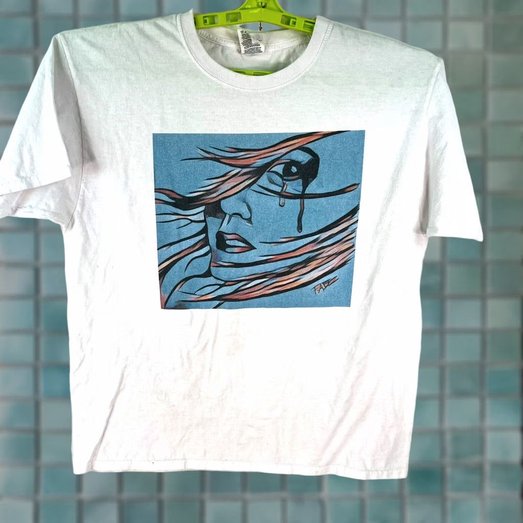 Fruit Of The Loom Fruit of the Loom Graphic Tee Woman Crying FABC Adult White Size L Size US L / EU 52-54 / 3 - 1 Thumbnail