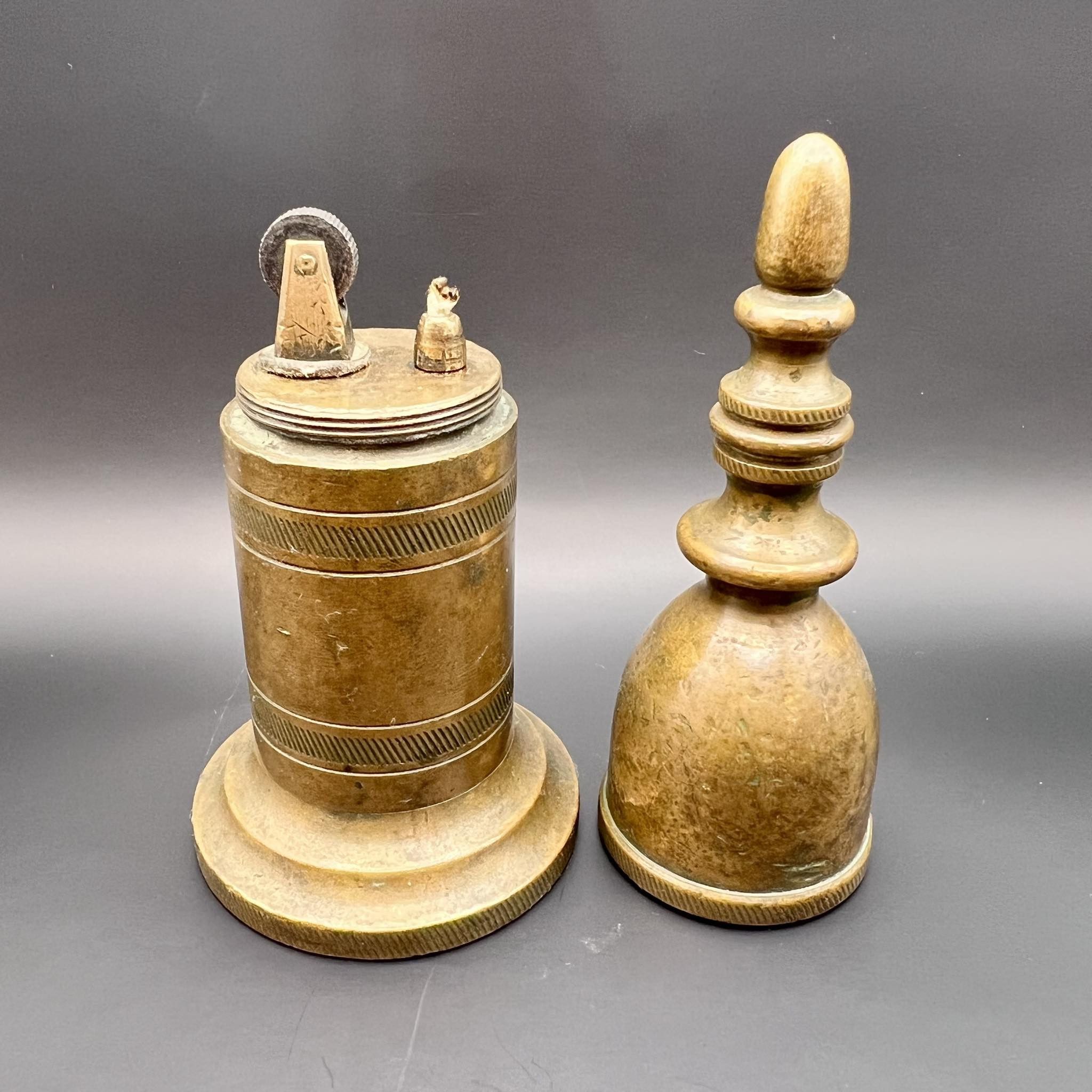 Vintage Huge WWII Military Antique Lighter Bronze Brass Handmade Size ONE SIZE - 1 Thumbnail