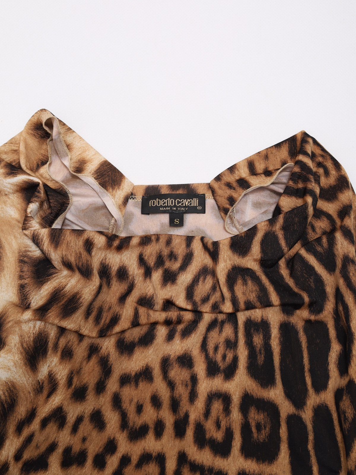 Roberto Cavalli Roberto Cavalli Vintage Leopard Full Print Long Sleeve Top Size S / US 4 / IT 40 - 5 Thumbnail