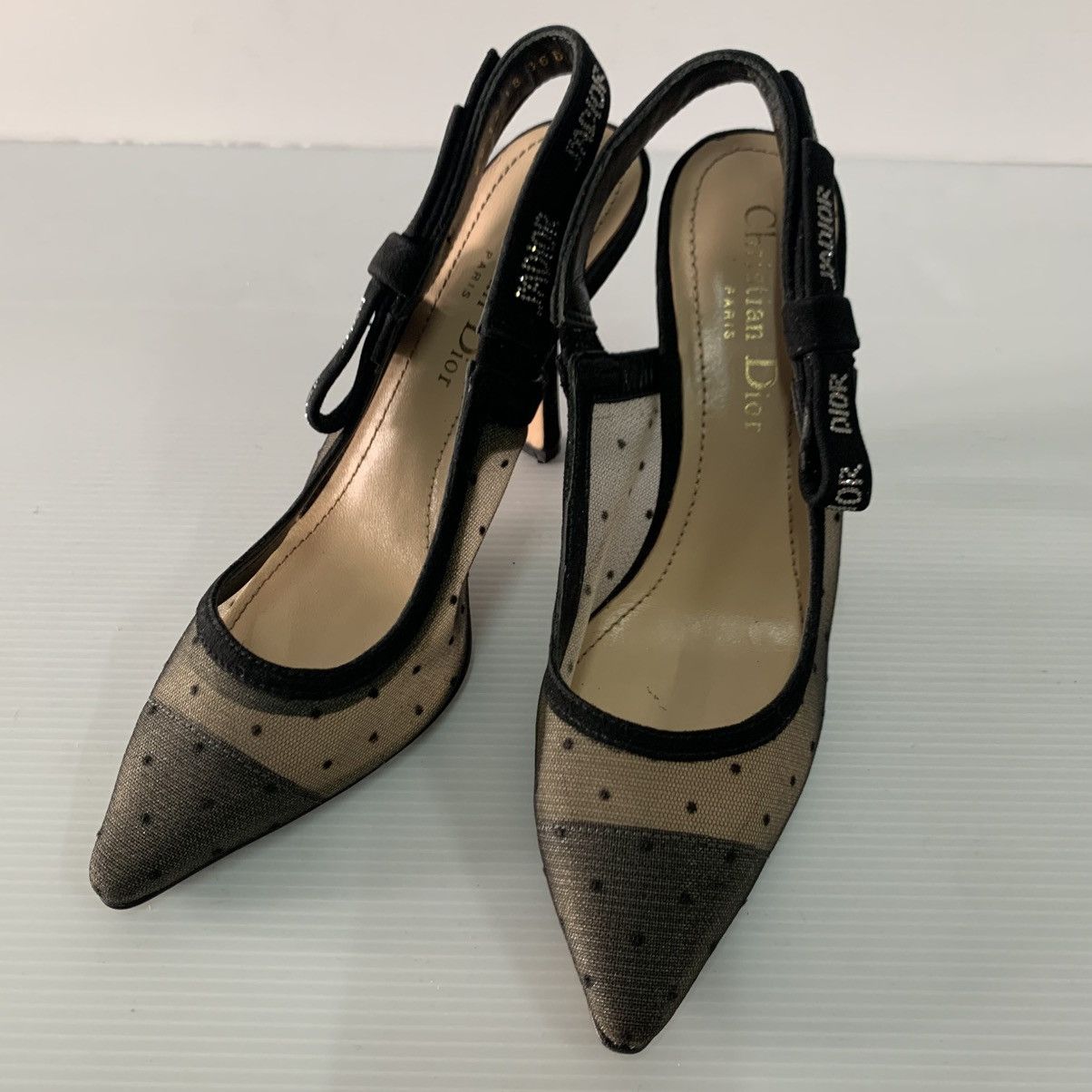 Dior Christian Dior Black Jadior Heels Size US 6 / IT 36 - 1 Thumbnail