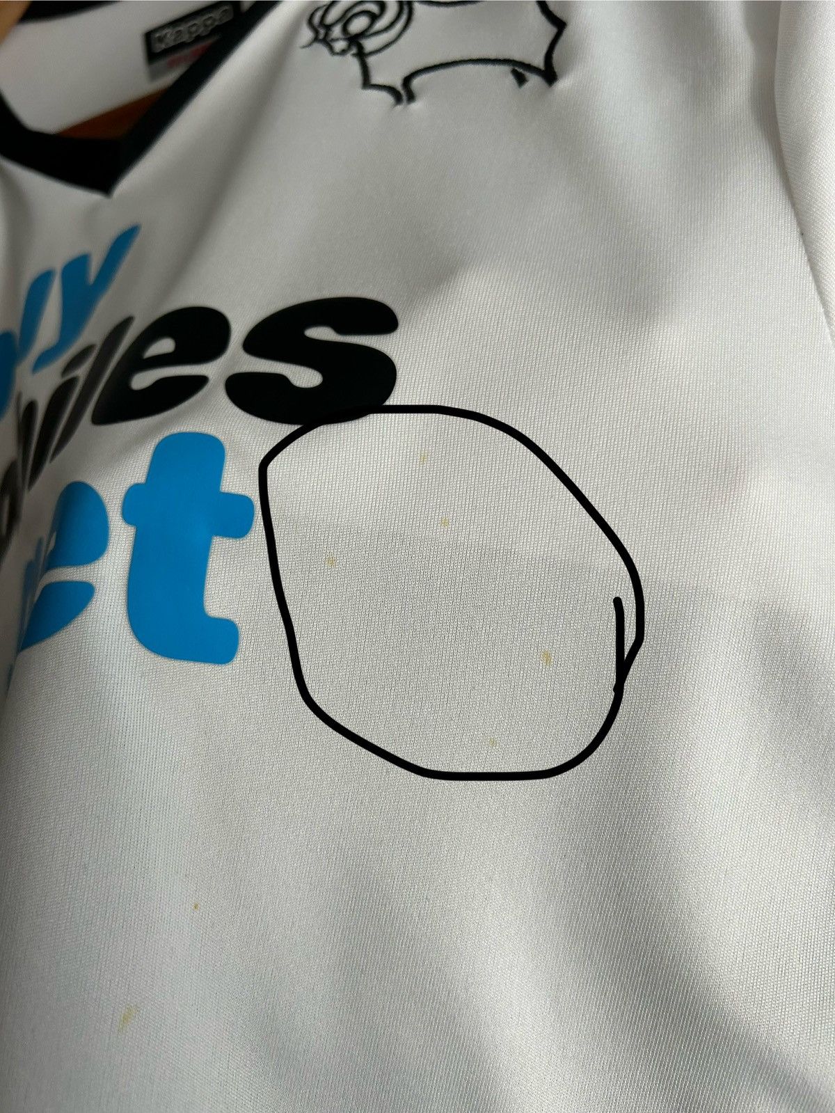 Kappa Vintage Kappa Derby County 2012/13 Soccer jersey Size US XXL / EU 58 / 5 - 4 Thumbnail
