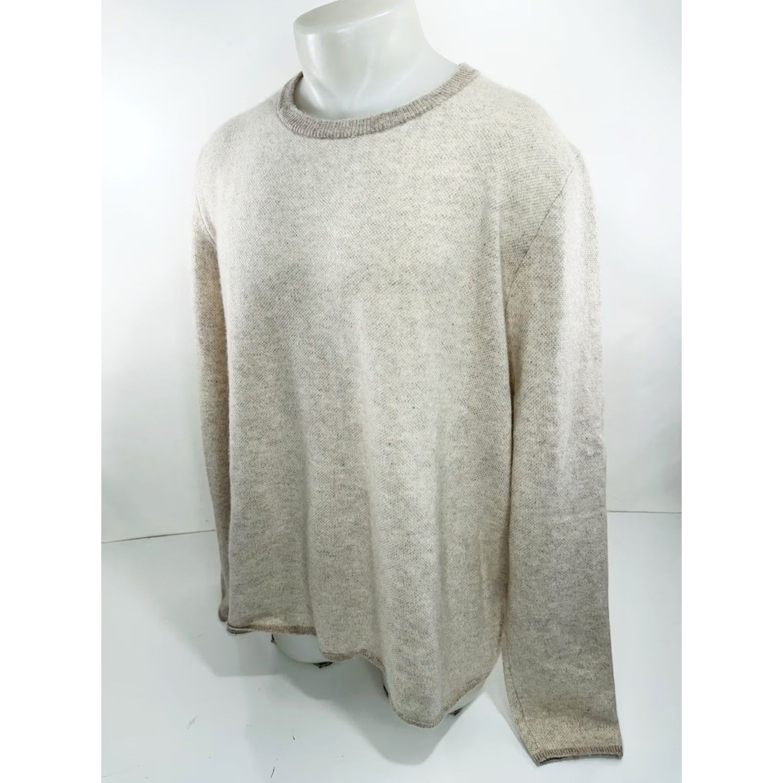 Nordstrom Nordstrom 100% Cashmere Gorgeous Mens 2XL Sweater Beige Pullover Knit Mens Clothing Holiday 2XL Beige Cashmere Sweater Nordstrom Size US XXL / EU 58 / 5 - 3 Thumbnail
