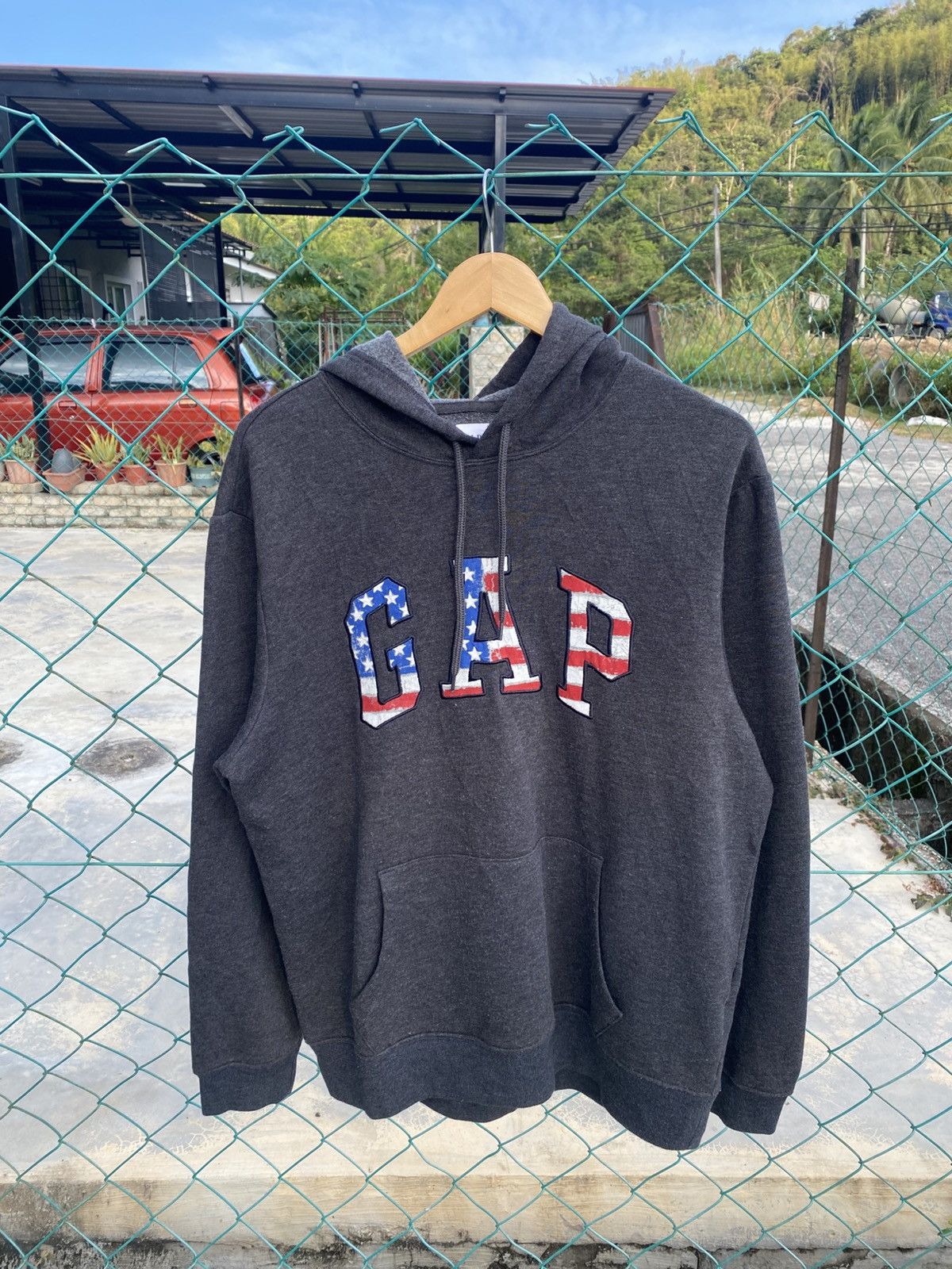 Gap Gap usa flag hoodie Size US L / EU 52-54 / 3 - 1 Thumbnail