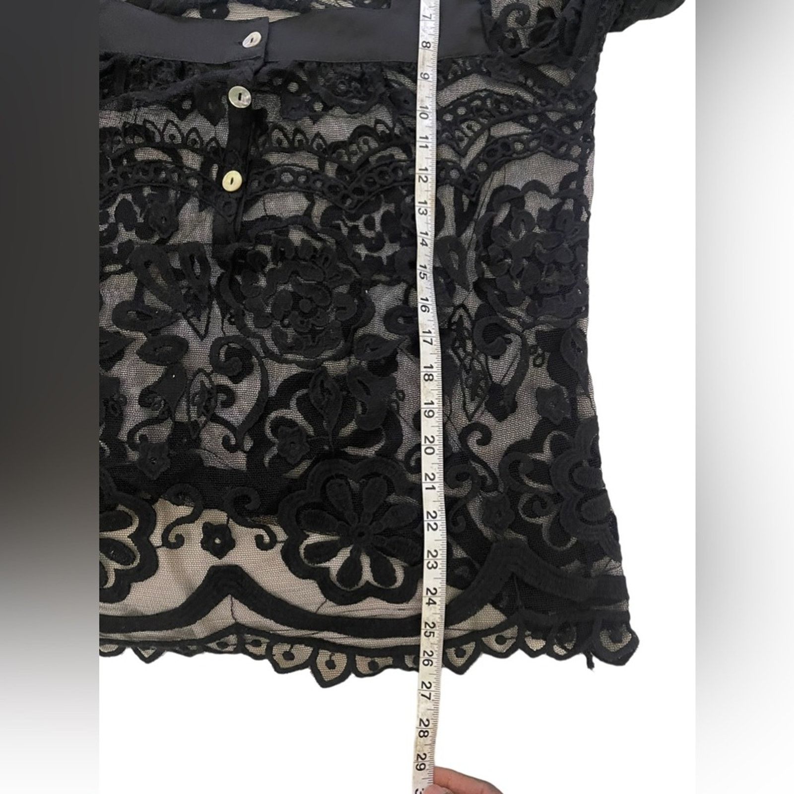 Other Jen's Pirate Booty Women's Lace Top Size Large Size L / US 10 / IT 46 - 5 Thumbnail
