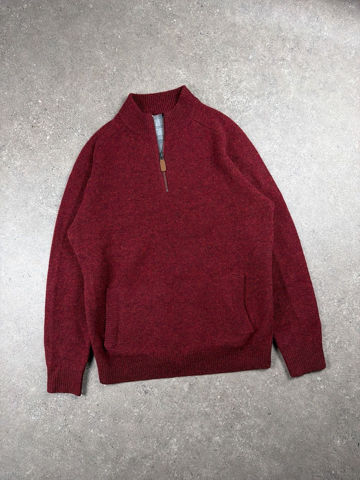 Barbour Barbour Half Zip Sweater Wool Luxury pullover knitwear Size US M / EU 48-50 / 2 - 1 Thumbnail