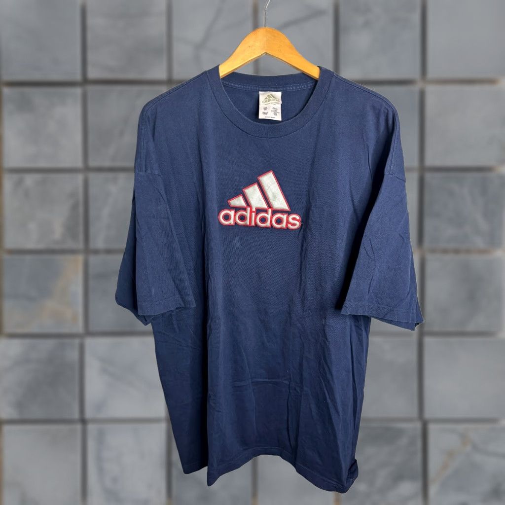 Adidas adidas T-shirt Crew Short Sleeve Men L White 90s Graphic Vintage Nike Size US L / EU 52-54 / 3 - 1 Thumbnail