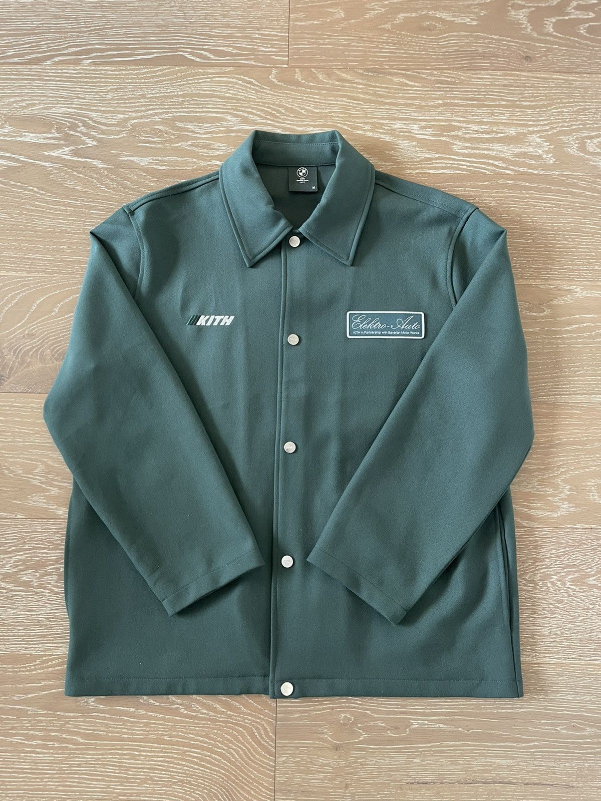 BMW × Kith Kith x BMW Double Knit Coaches Jacket - M | Grailed