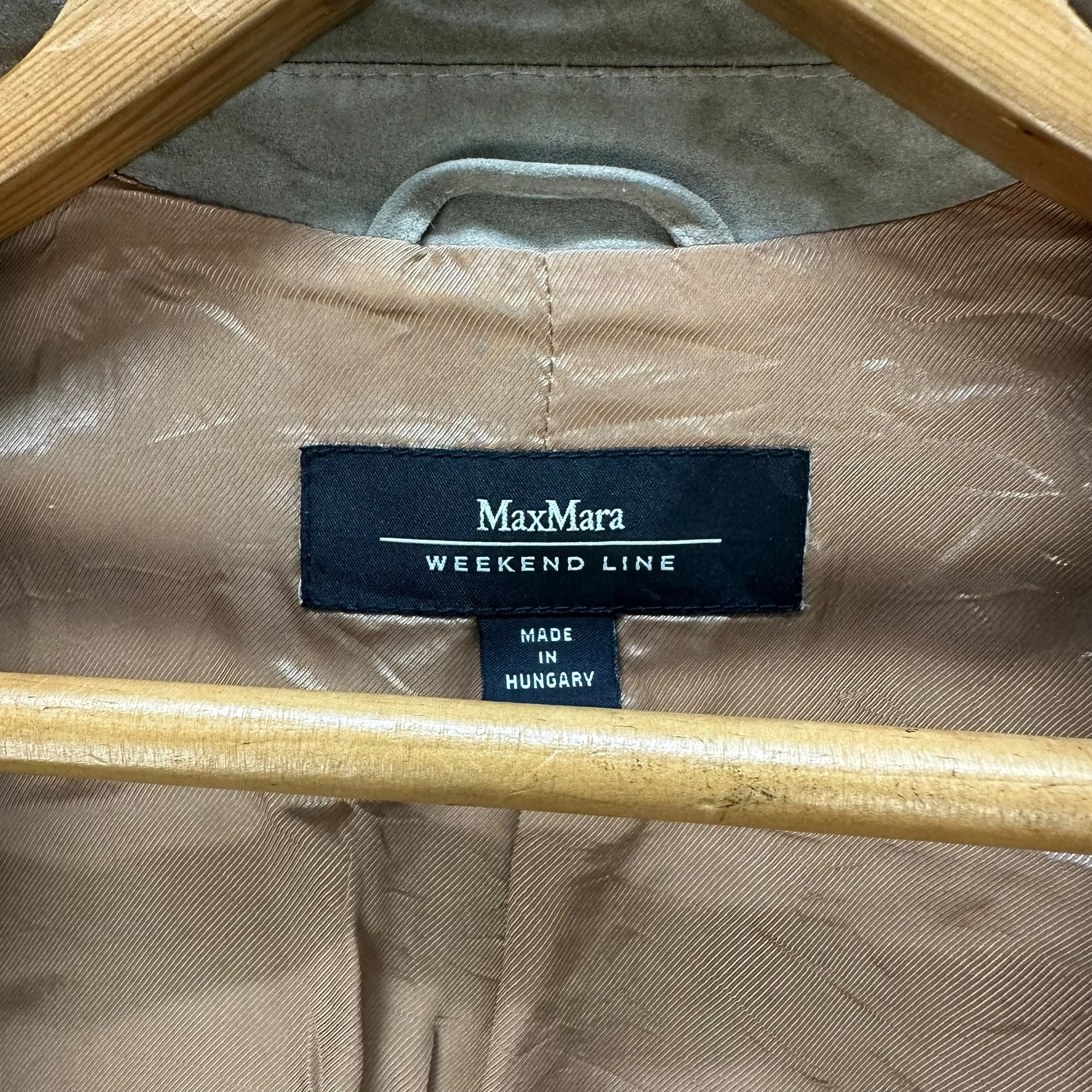 Max Mara Max Mara Suede Leather Jacket #9166-65 Size S / US 4 / IT 40 - 9 Thumbnail