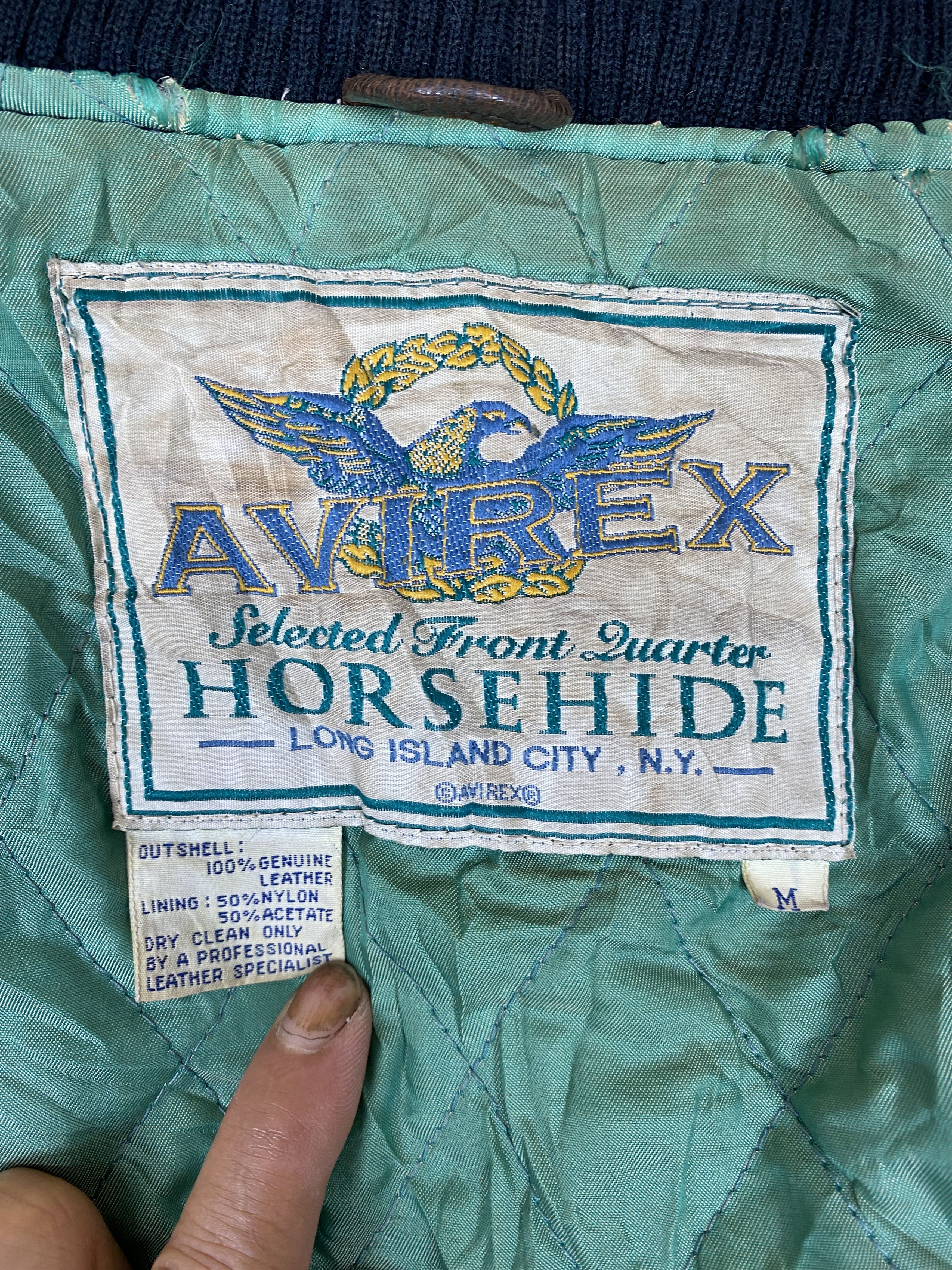 Aero Leathers VINTAGE AVIREX LEATHER JACKET (J067) Size US M / EU 48-50 / 2 - 8 Thumbnail