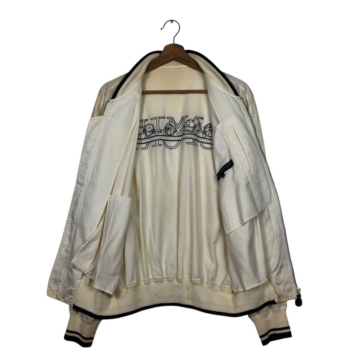 Japanese Brand × Vintage 📌Vintage Bomber Jacket Hardy Amies Sport Big Logo Size US M / EU 48-50 / 2 - 14 Thumbnail