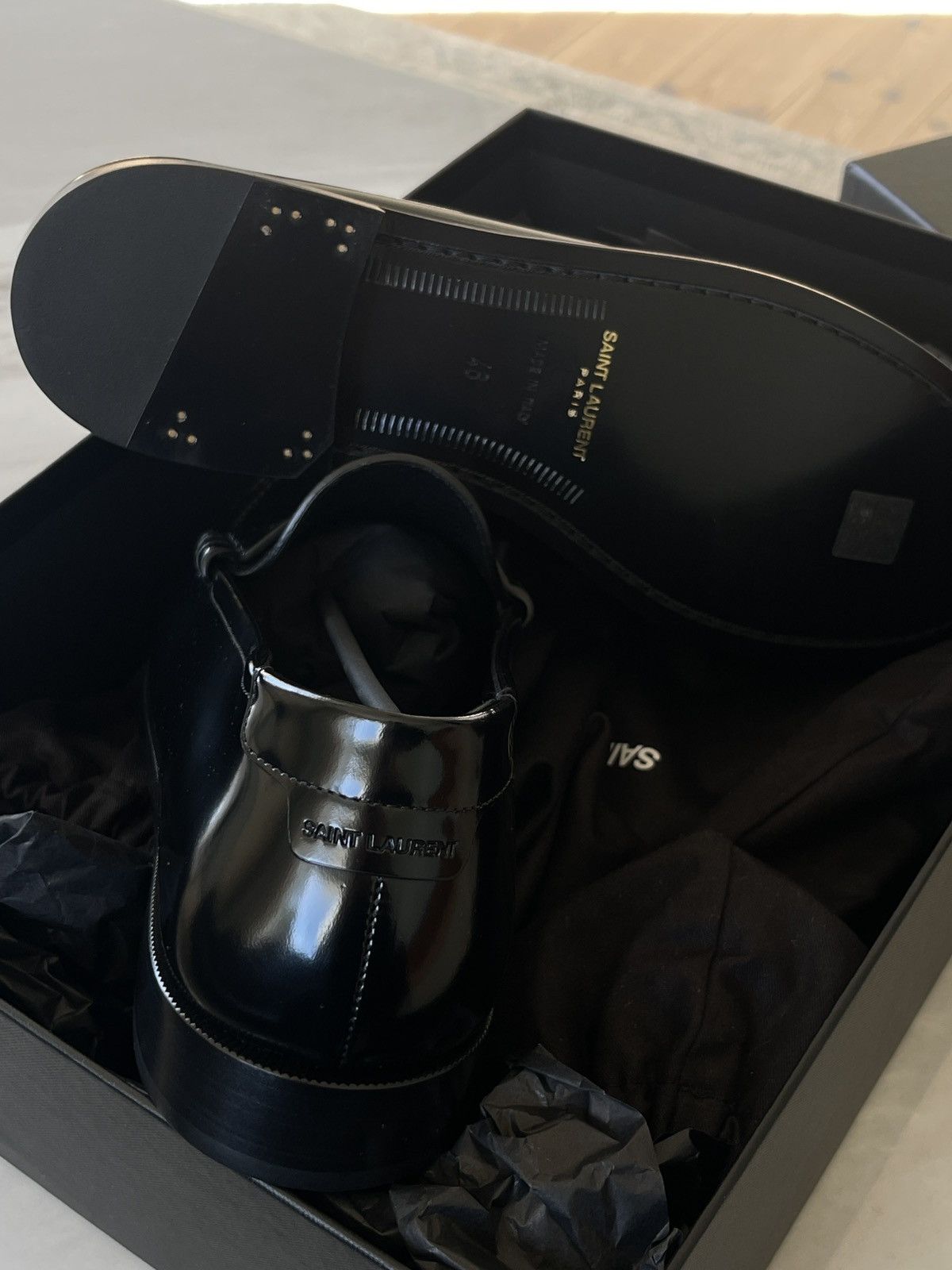 Designer × Yves Saint Laurent Saint Laurent Loafers Size US 13 / EU 46 - 3 Thumbnail