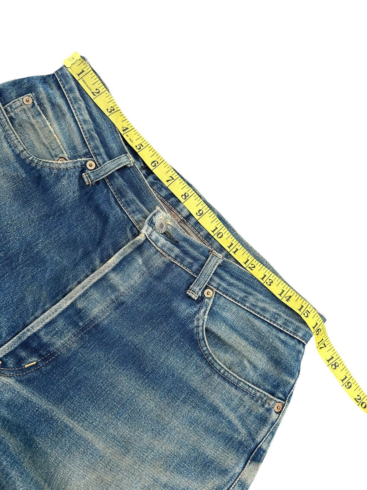 Kapital Vintage HR.Market Selvedge Distressed Denim Jeans Size US 32 / EU 48 - 13 Thumbnail