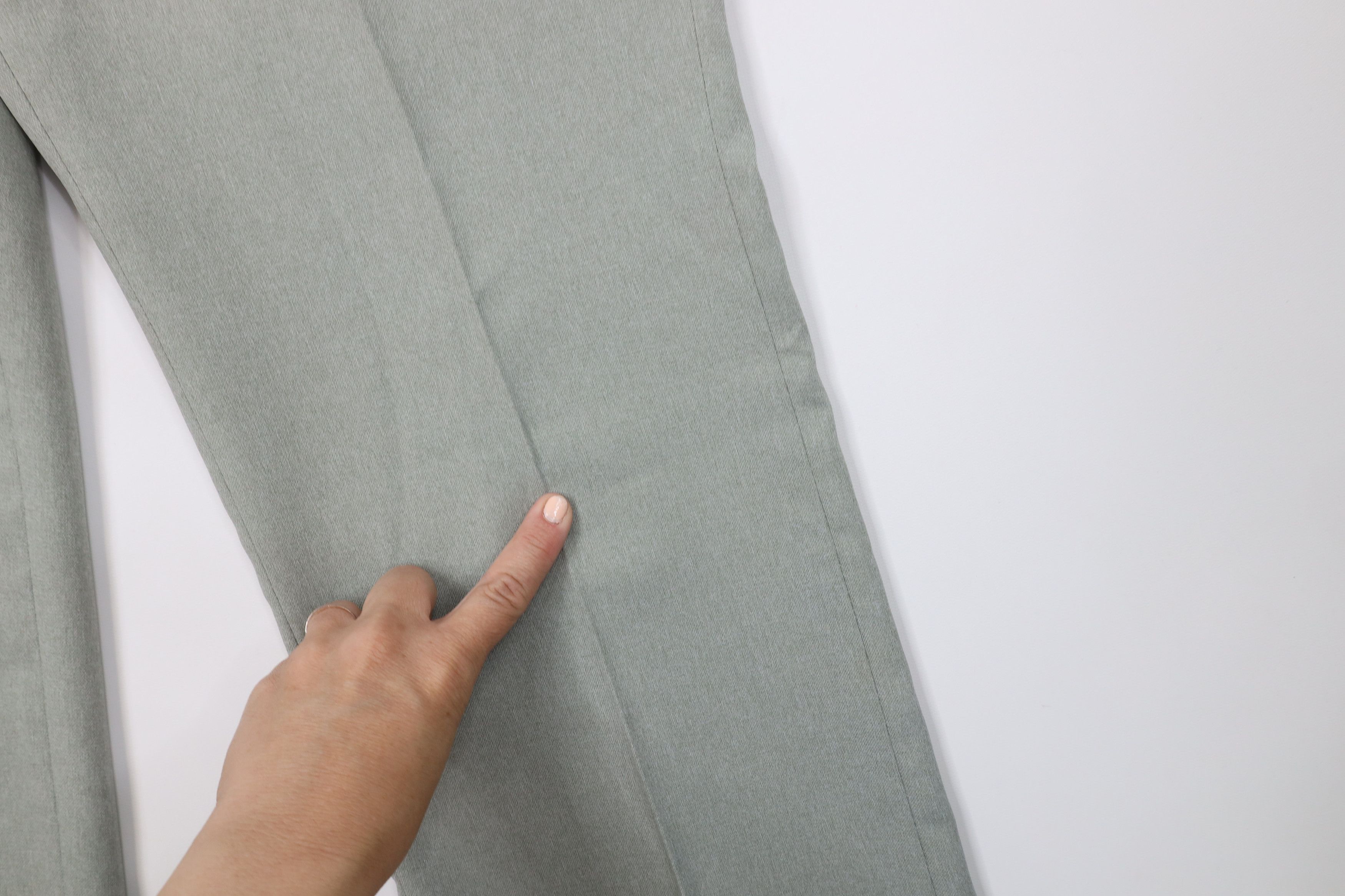 Vintage Vintage 70s Streetwear Wide Leg Chino Pants Light Green USA Size US 32 / EU 48 - 5 Thumbnail