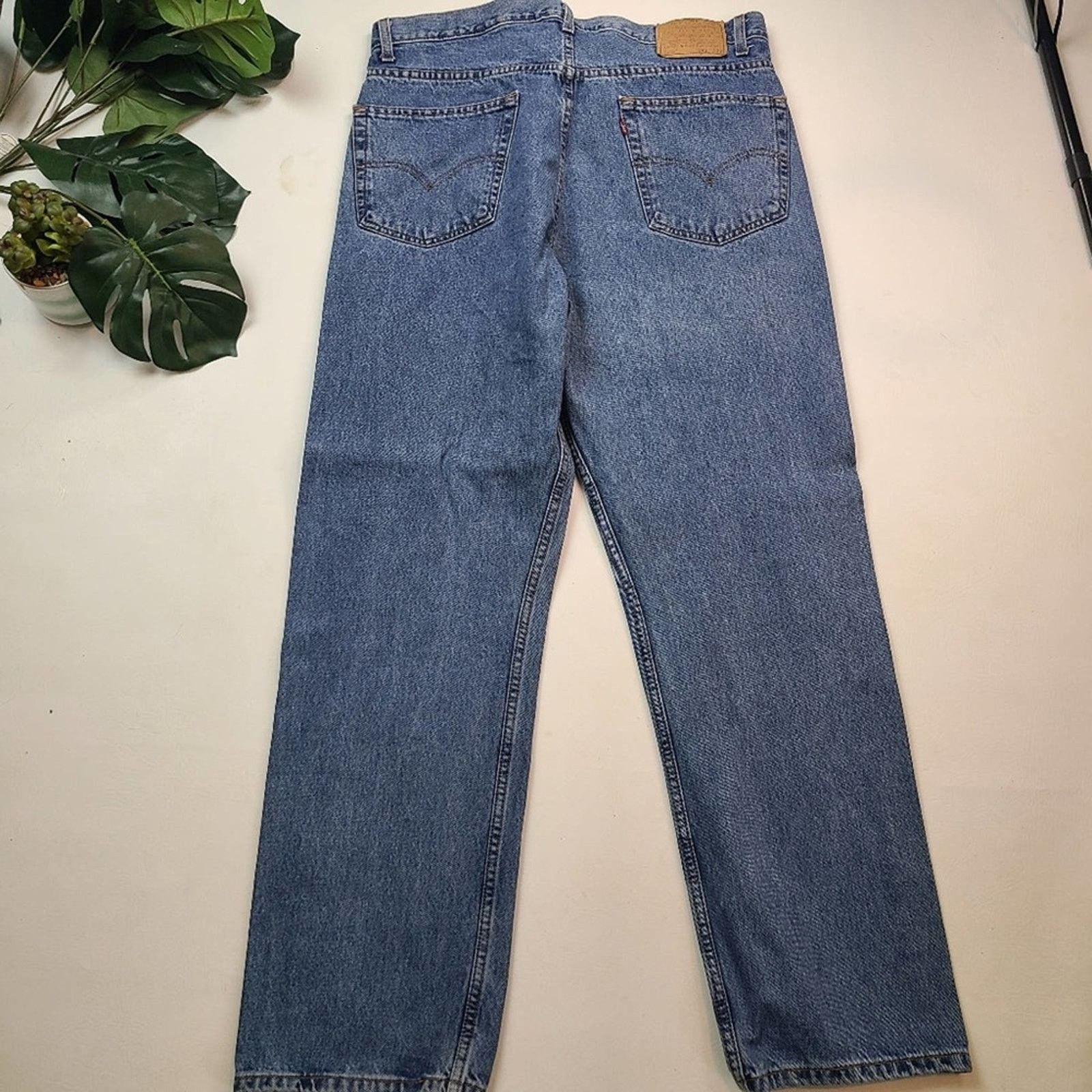 Levi's Levi's 505 Straight Leg Regular Fit Jeans Size US 42 / EU 58 - 5 Thumbnail