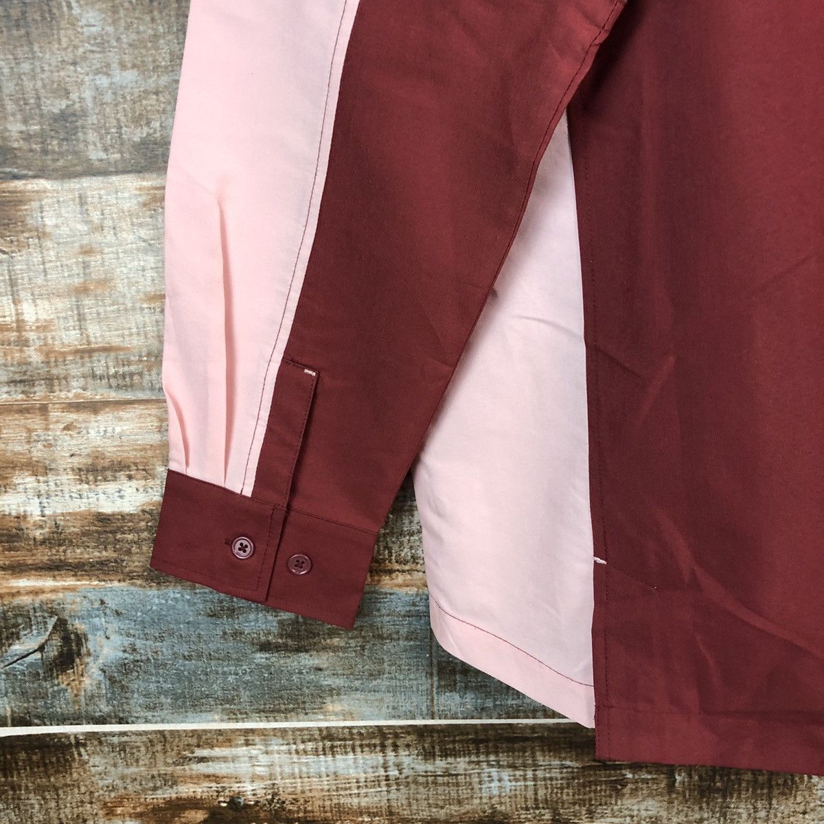 Japanese Brand 7 Eleven vintage Pink Shirt #A2477 Size US L / EU 52-54 / 3 - 17 Thumbnail