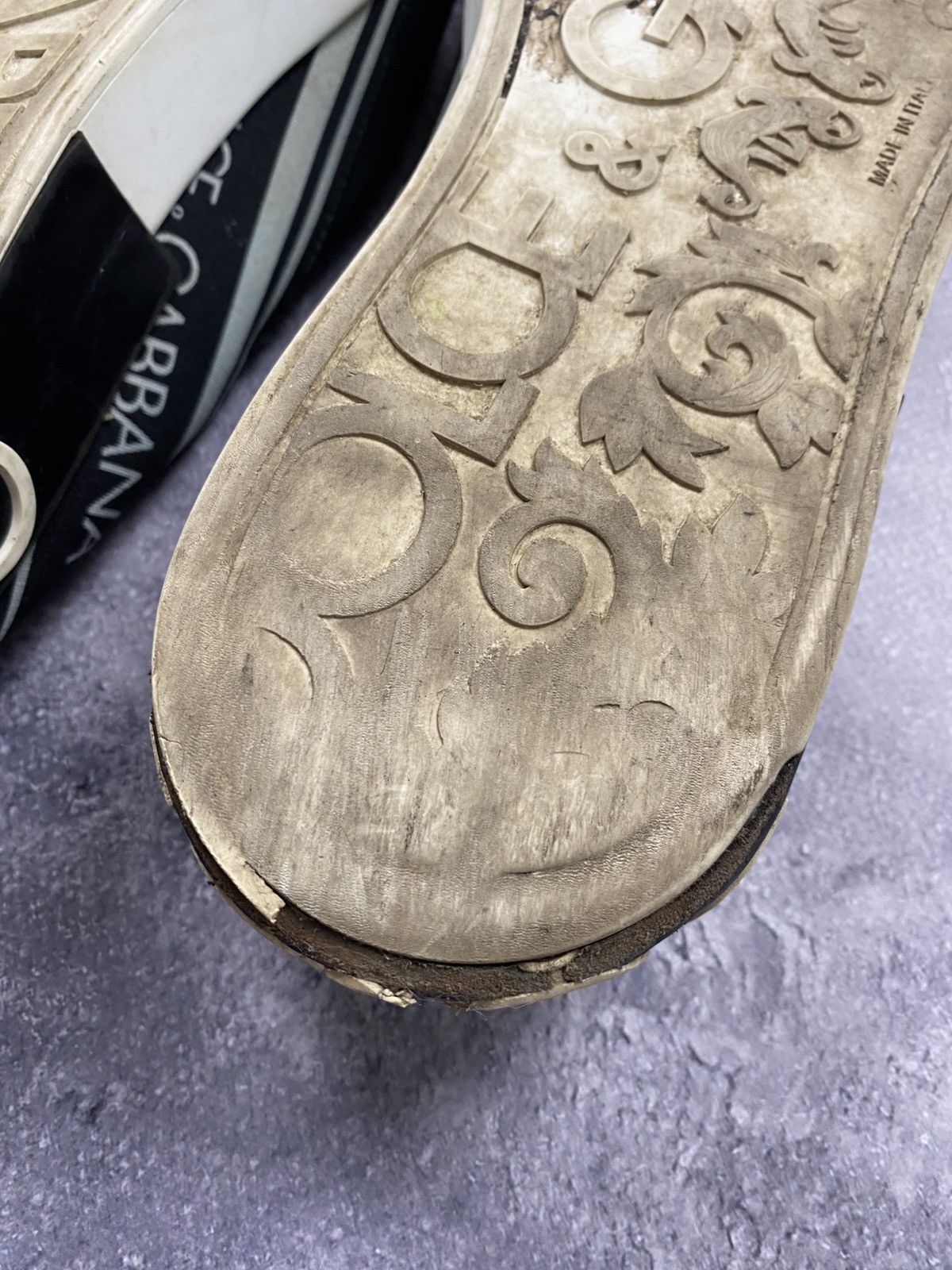 Dolce & Gabbana Dolce & Gabbana Sorrento Logo Slip On Black Sneakers D&G Size US 10 / EU 43 - 17 Thumbnail