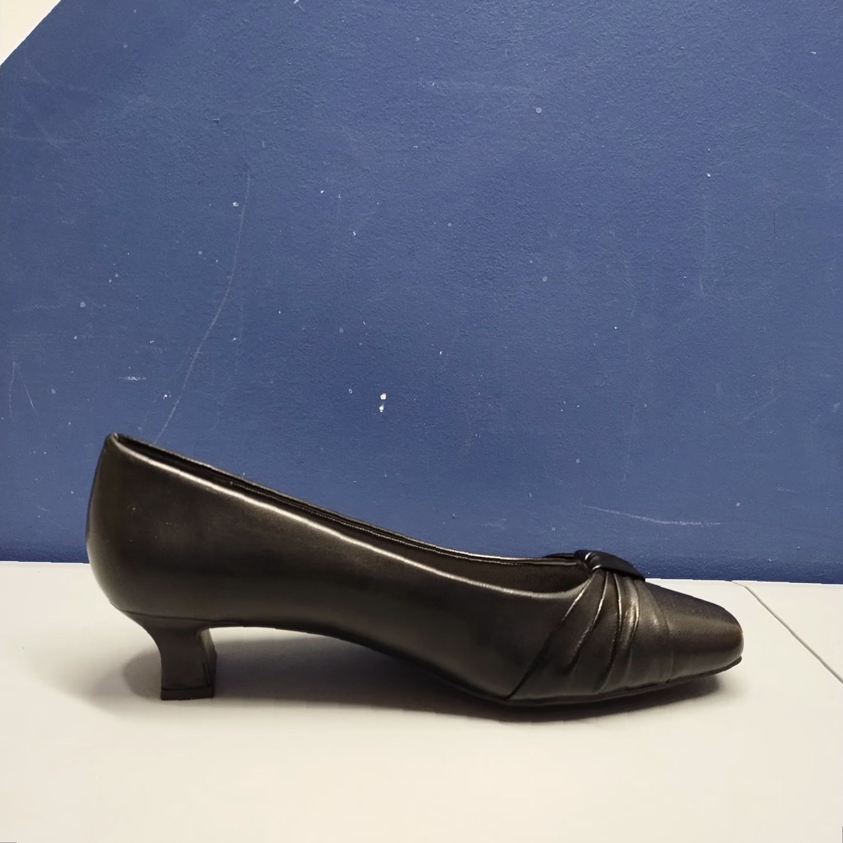 Vintage Easy Street Waive Dress Pumps Womens 8.5 Black Kitten Heel Square Toe 404611 Pre-owned Mens? Size M / US 6-8 / IT 42-44 - 5 Thumbnail