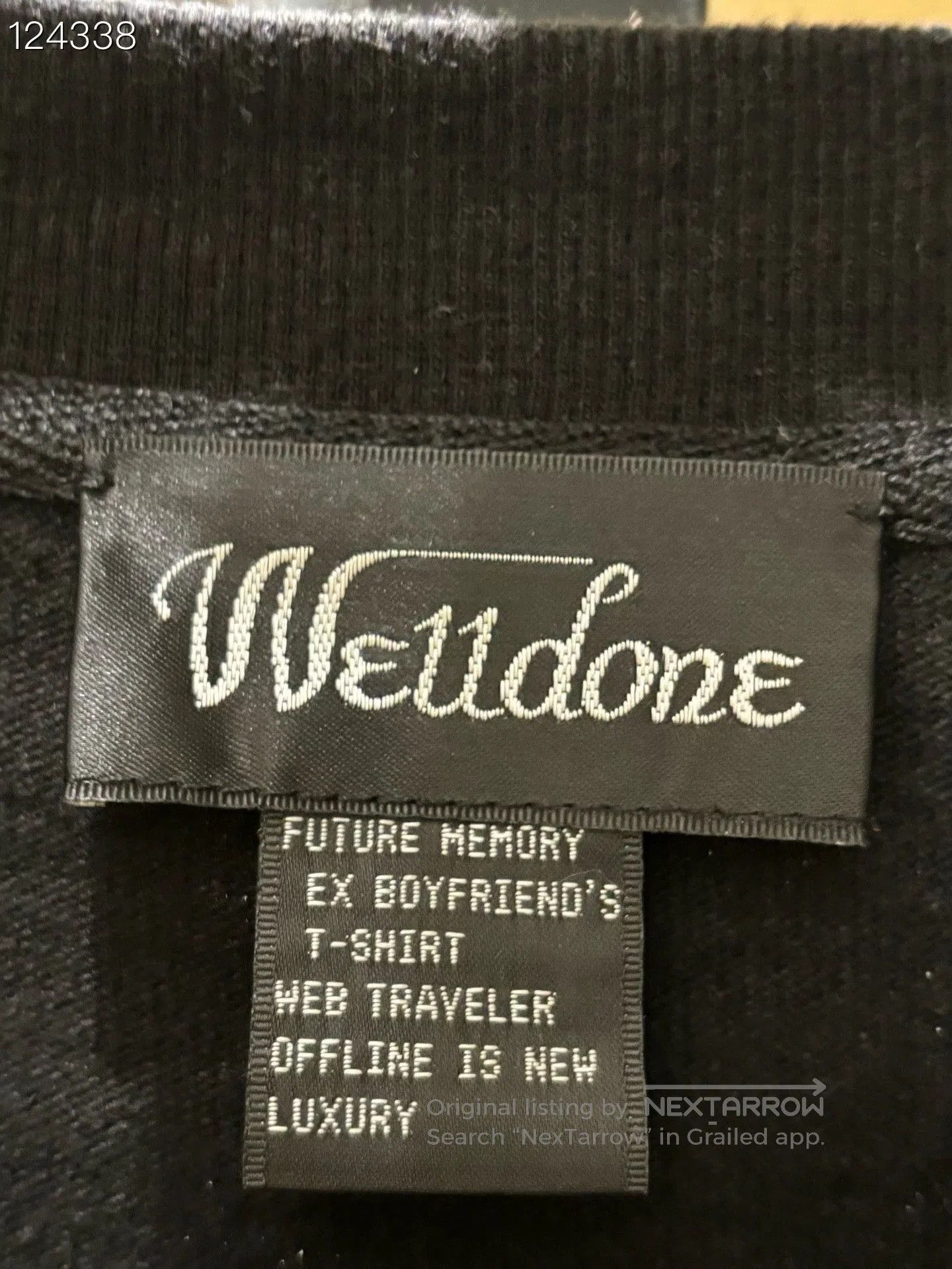 WE11DONE We11Done Logo Sweatshirt. Size US M / EU 48-50 / 2 - 3 Thumbnail
