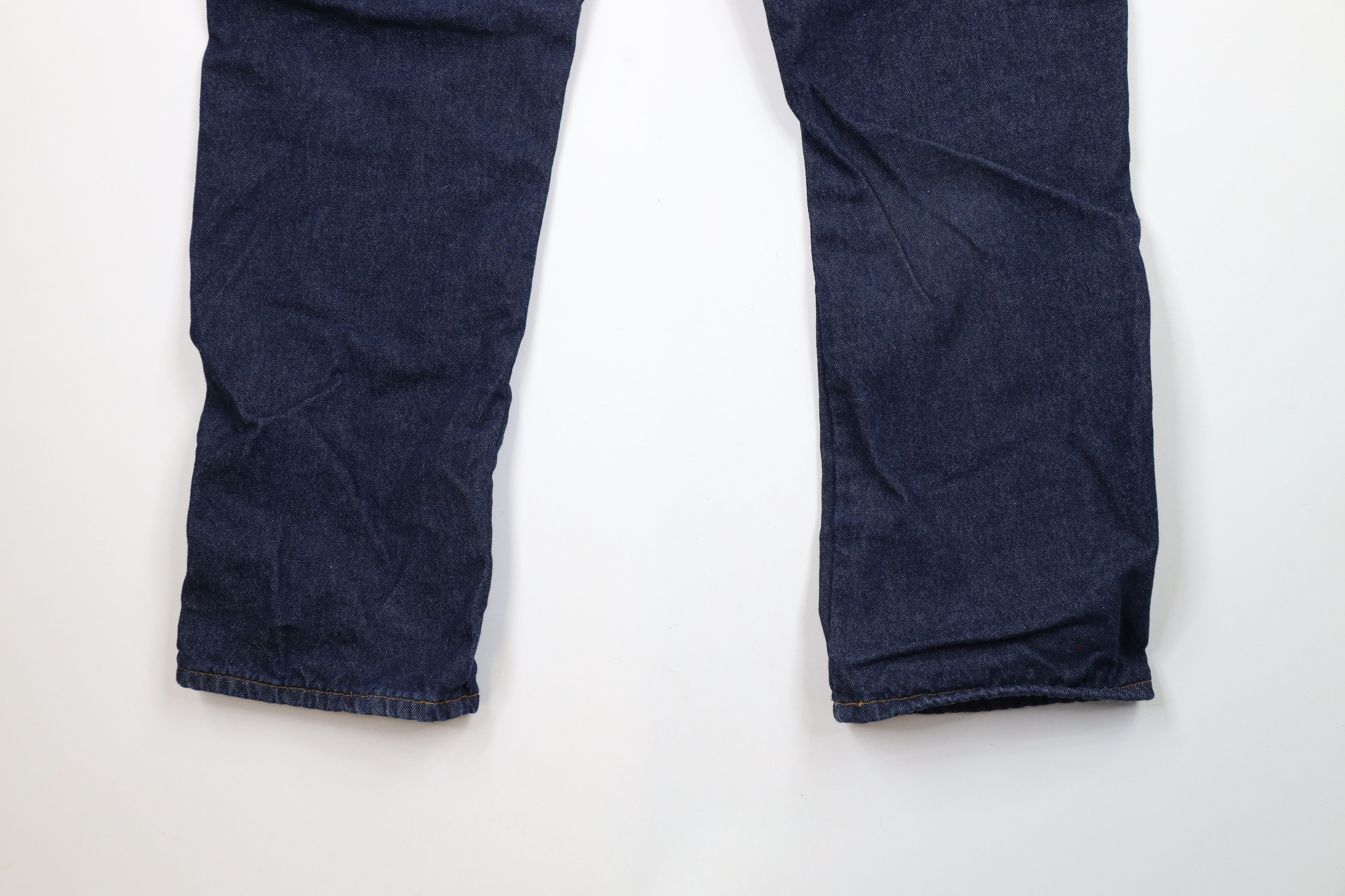 Dickies × Vintage Vintage Dickies Flannel Lined Relaxed Fit Denim Jeans Indigo Size US 40 / EU 56 - 13 Thumbnail