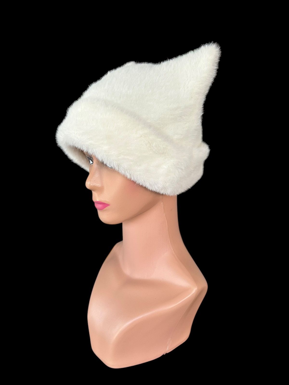 Japanese Brand × Kapital × Vintage Japanese Punk Bondage Style Fur Horn Beanie Hats Size ONE SIZE - 2 Thumbnail