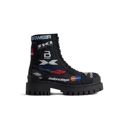 Balenciaga o1bcso1str0426 Combat Strike Boots in Multicolor Size US 12 / EU 45 - 1 Thumbnail