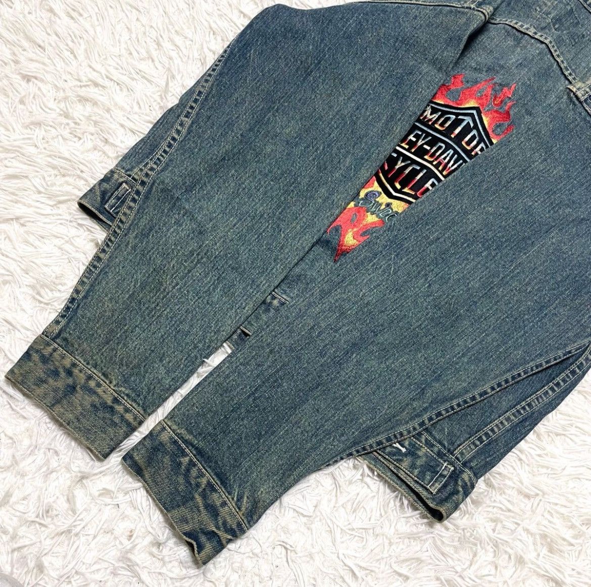 Harley Davidson Vintage Harley-Davidson Chrome Sweet Chrome Denim jacket Size US L / EU 52-54 / 3 - 8 Thumbnail