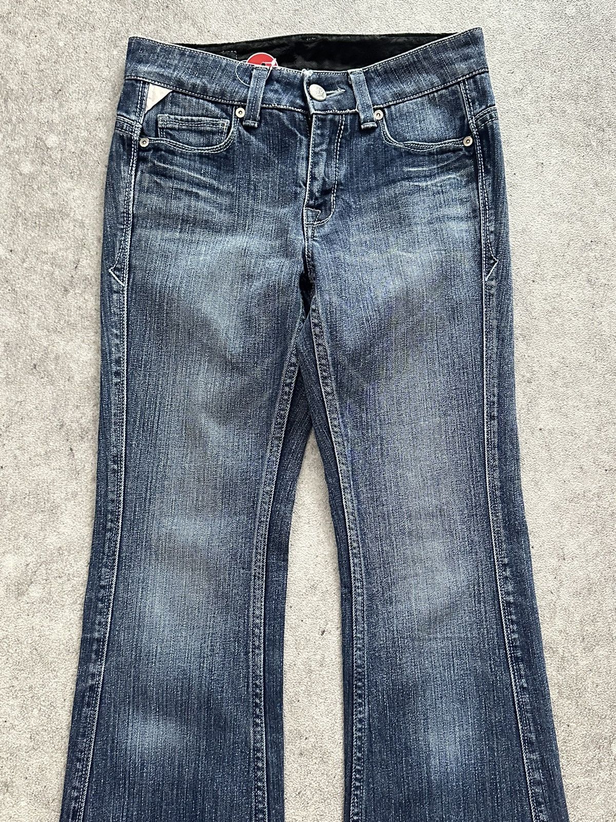 Tornado Mart 2000s Japanese Brappers Flared Washed Denim Jeans Lgb Size US 26 / EU 42 - 3 Thumbnail