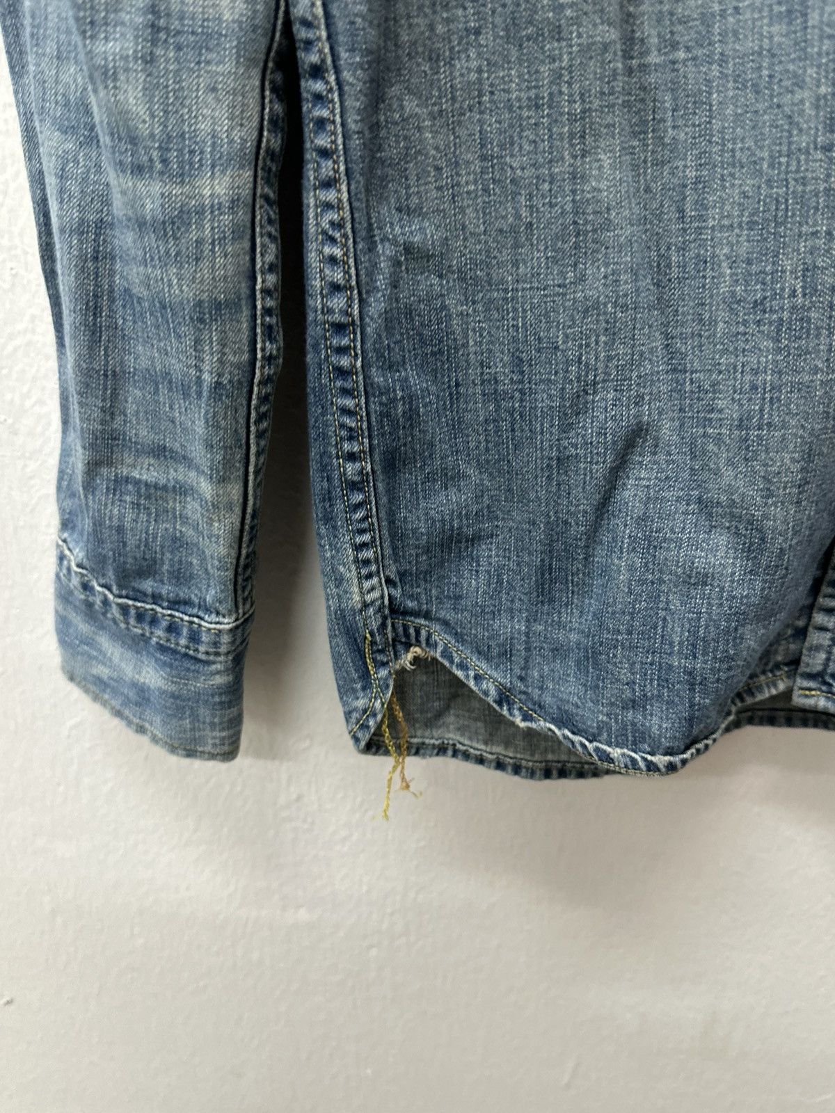 Remi Relief Remi Relief Japan Denim Chambray Snap Button Button Shirt Size US M / EU 48-50 / 2 - 12 Thumbnail