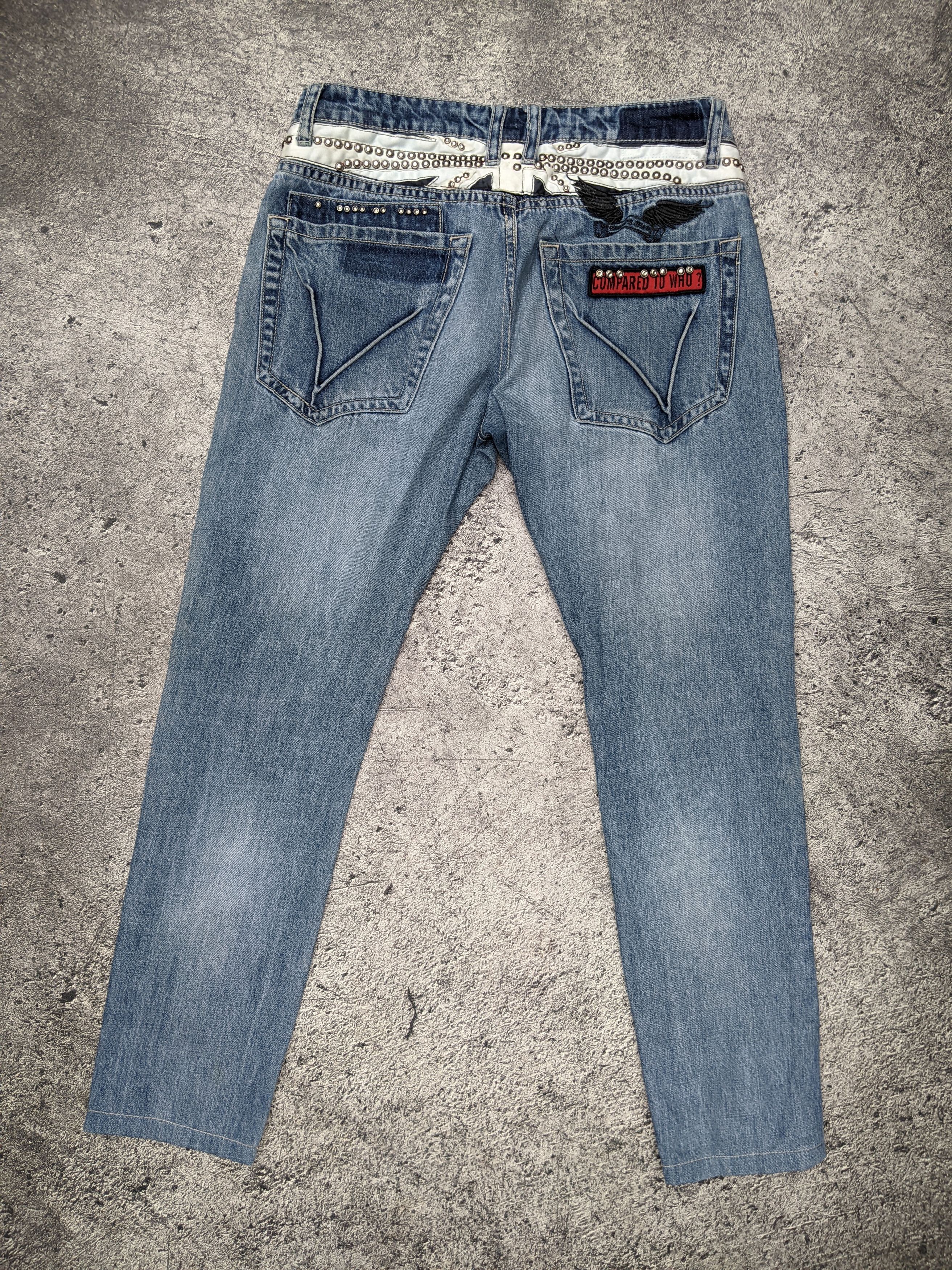 Robins Jeans Robins Jeans Studded Washed Size US 32 / EU 48 - 2 Thumbnail