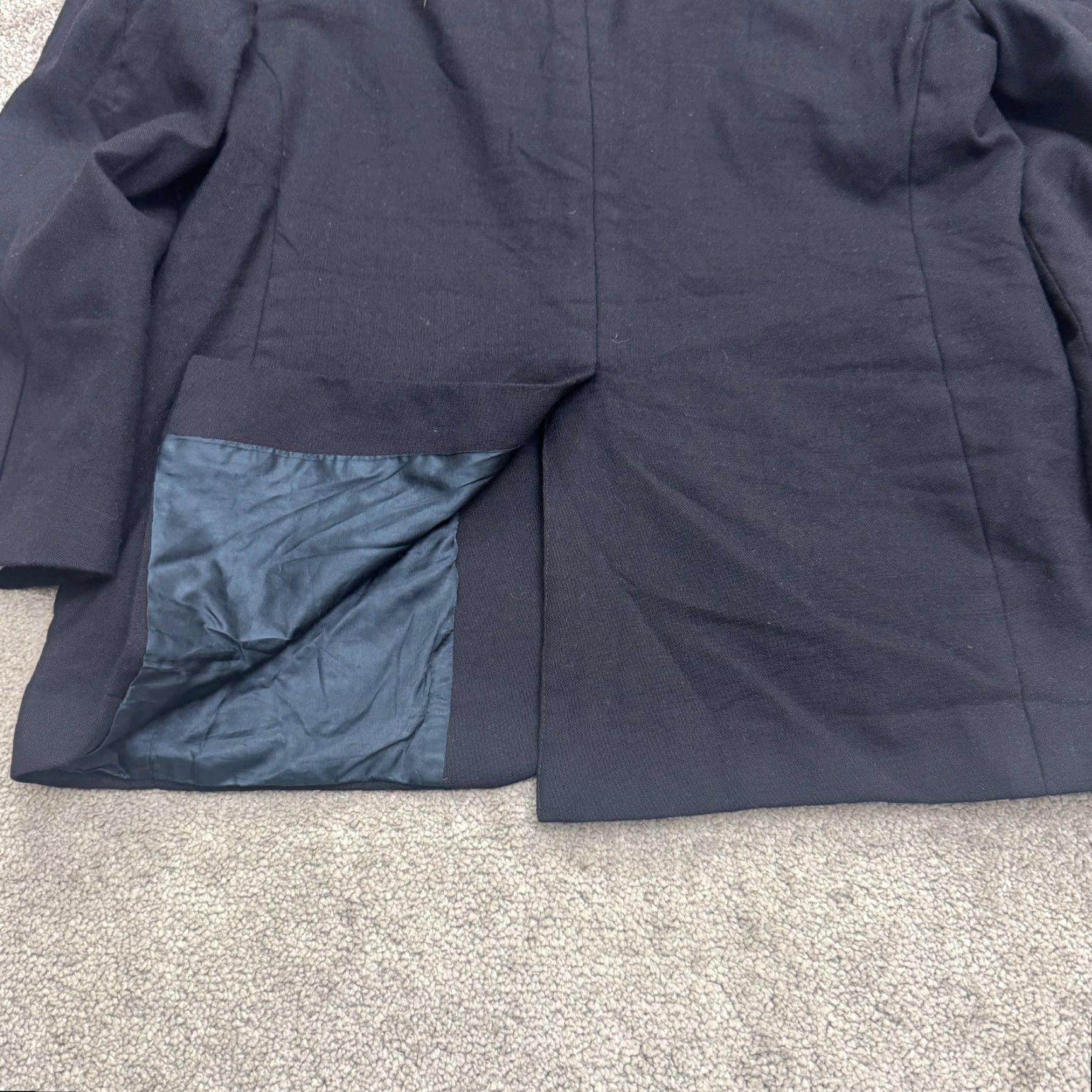 Club Room Club Room Blazer Wool Suit Jacket Mens 40 Short Navy Blue Size US 40 / EU 56 - 3 Thumbnail